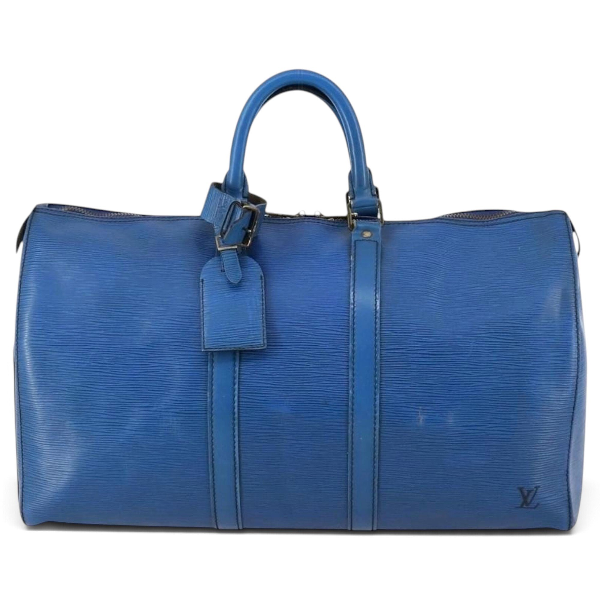 Leather bowling bag