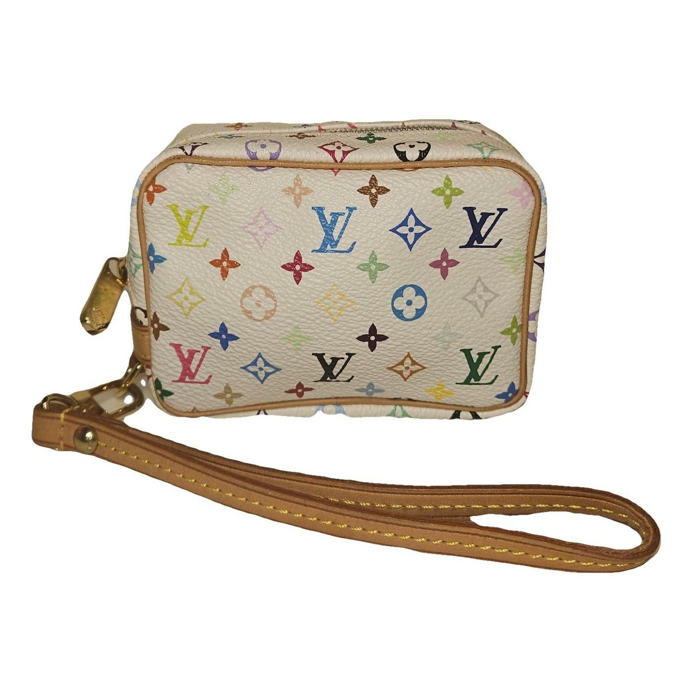 Wapity leather clutch bag