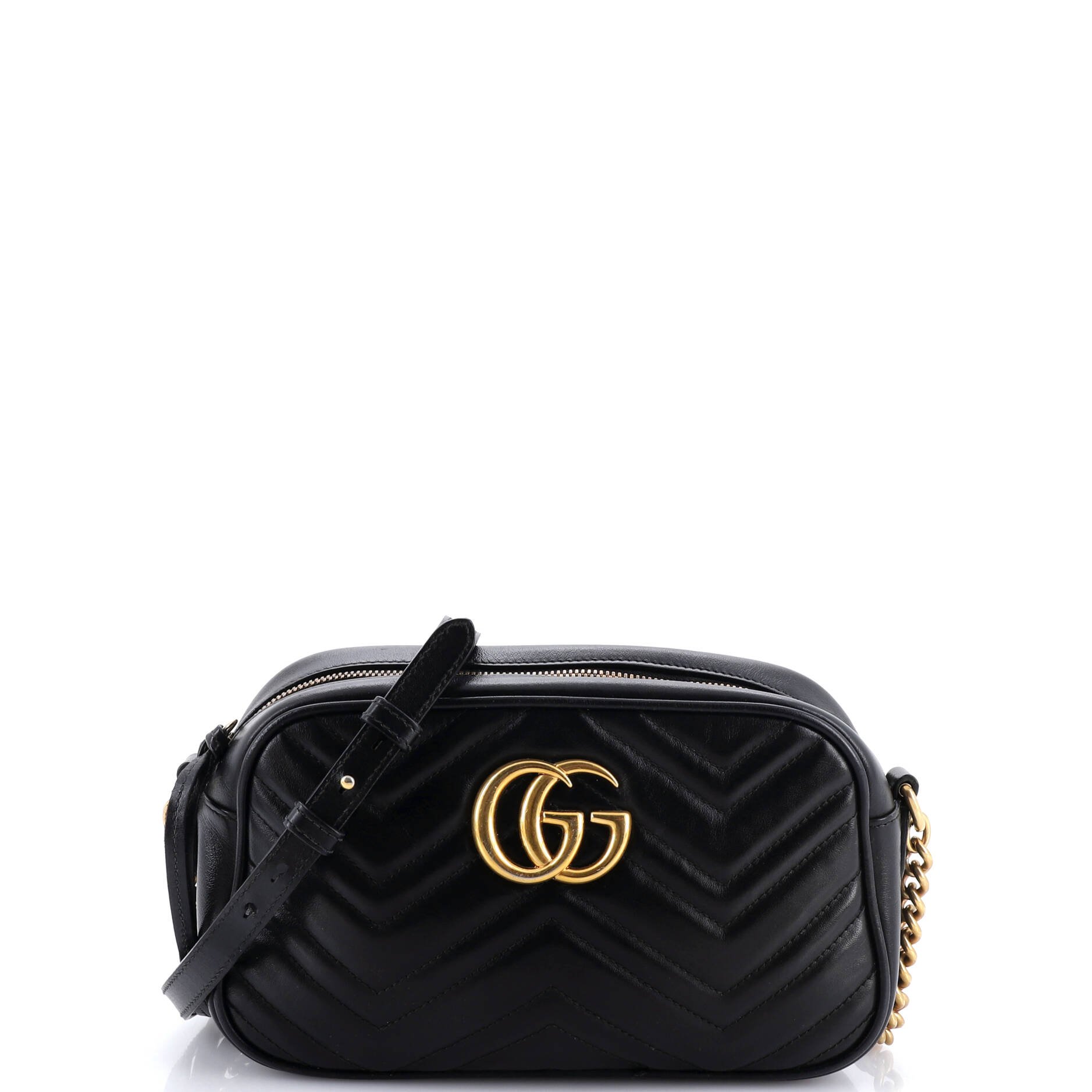 GG Marmont Shoulder Bag Matelasse Leather Small