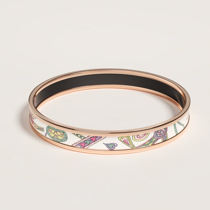Jasmin Harnais De Coeur Bangle
