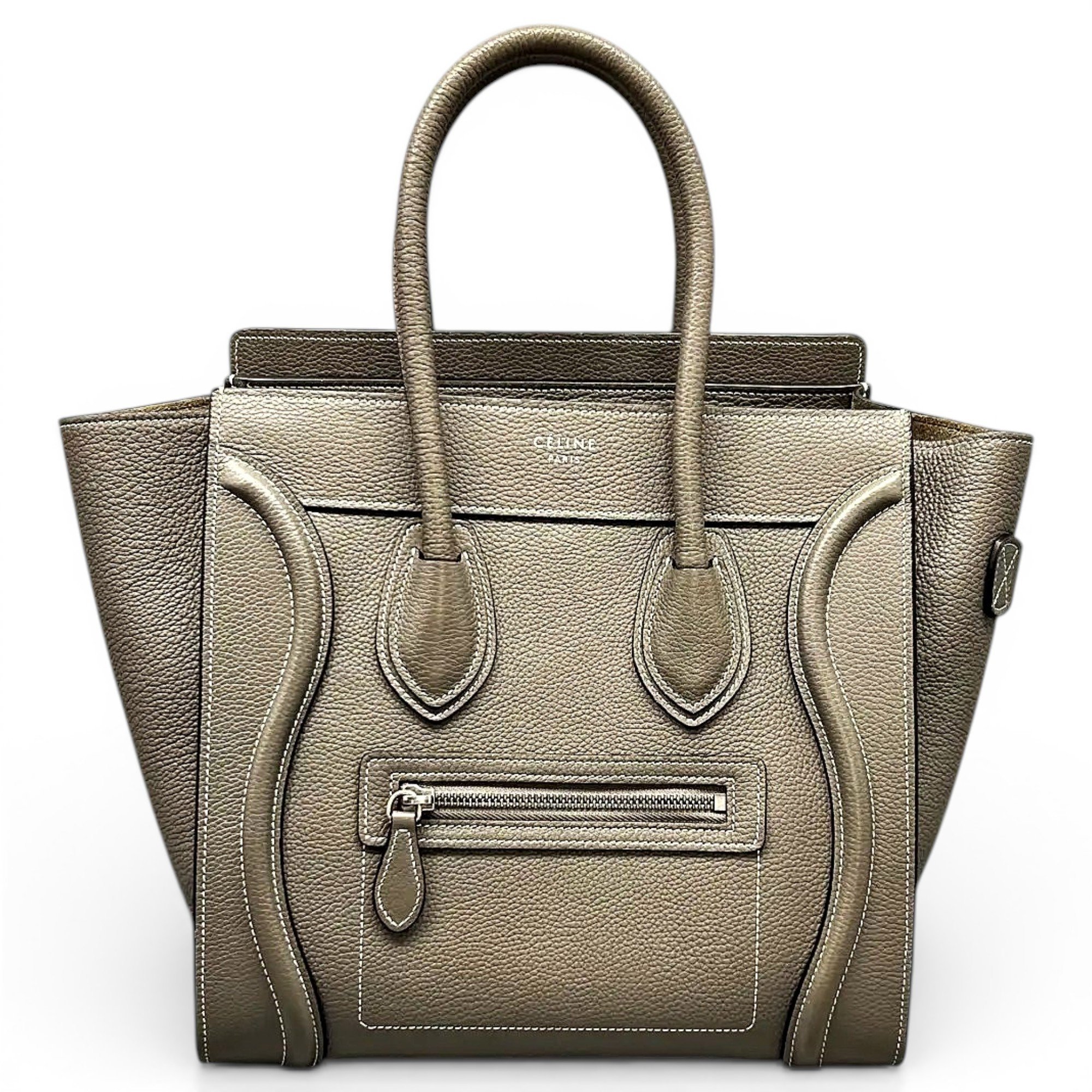 Luggage leather handbag