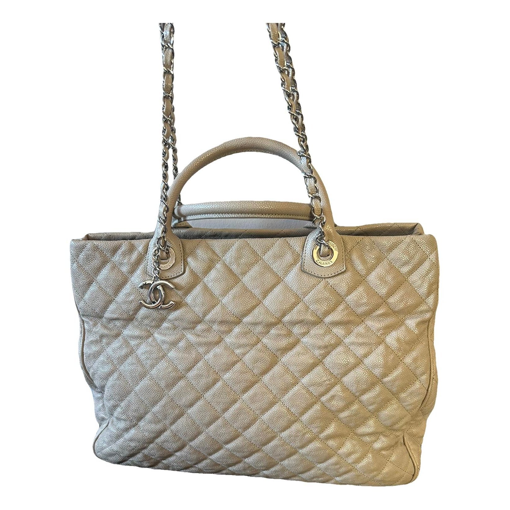 Classic CC Shopping leather tote
