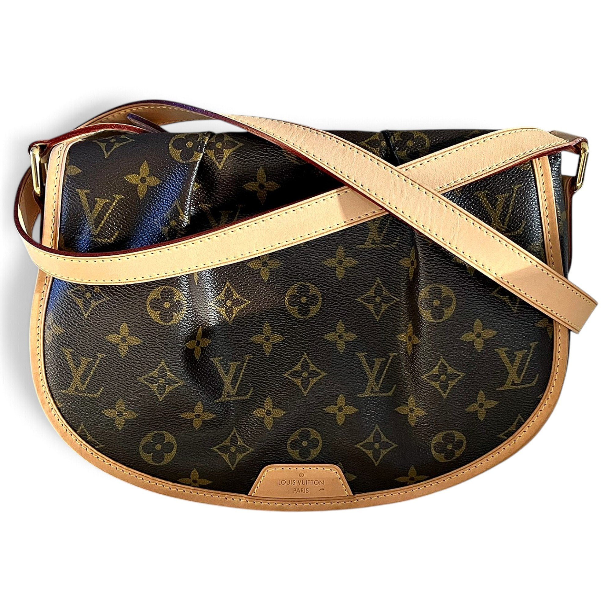 Louis Vuitton Menilmontant leather handbag