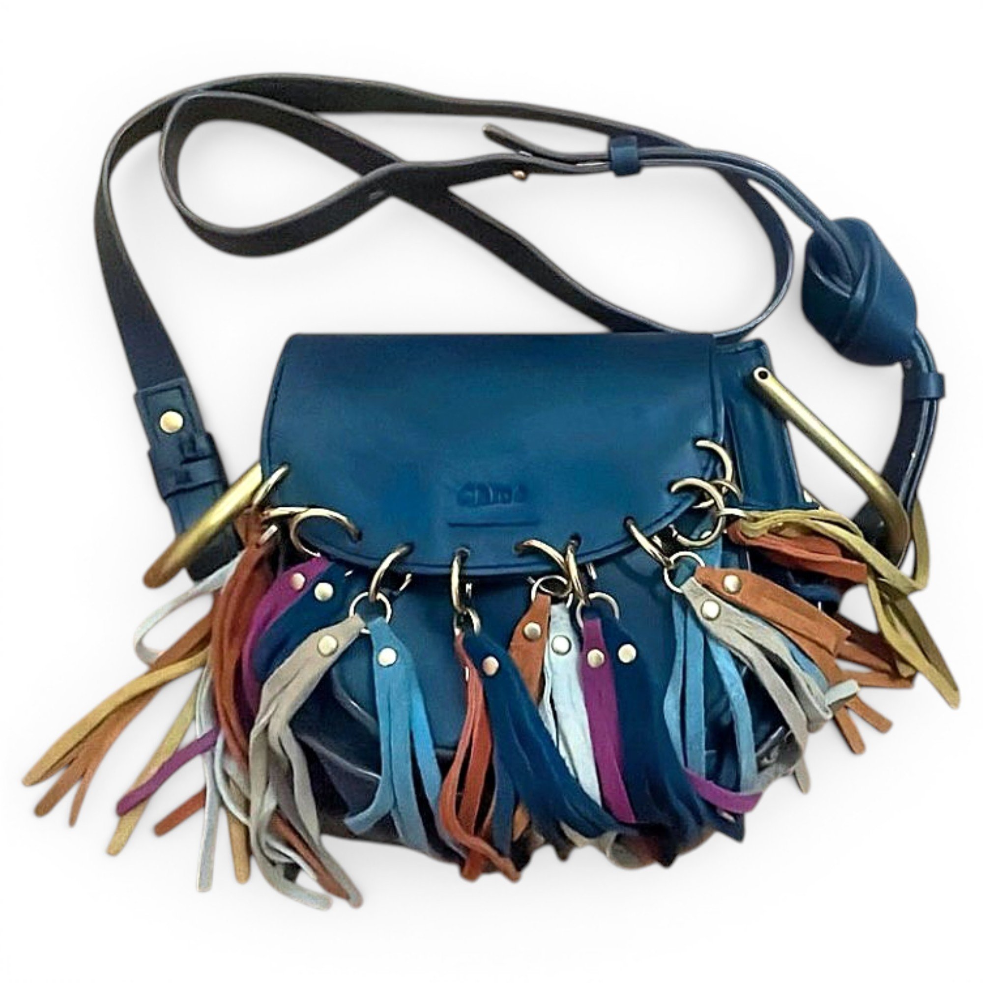 Hudson leather crossbody bag