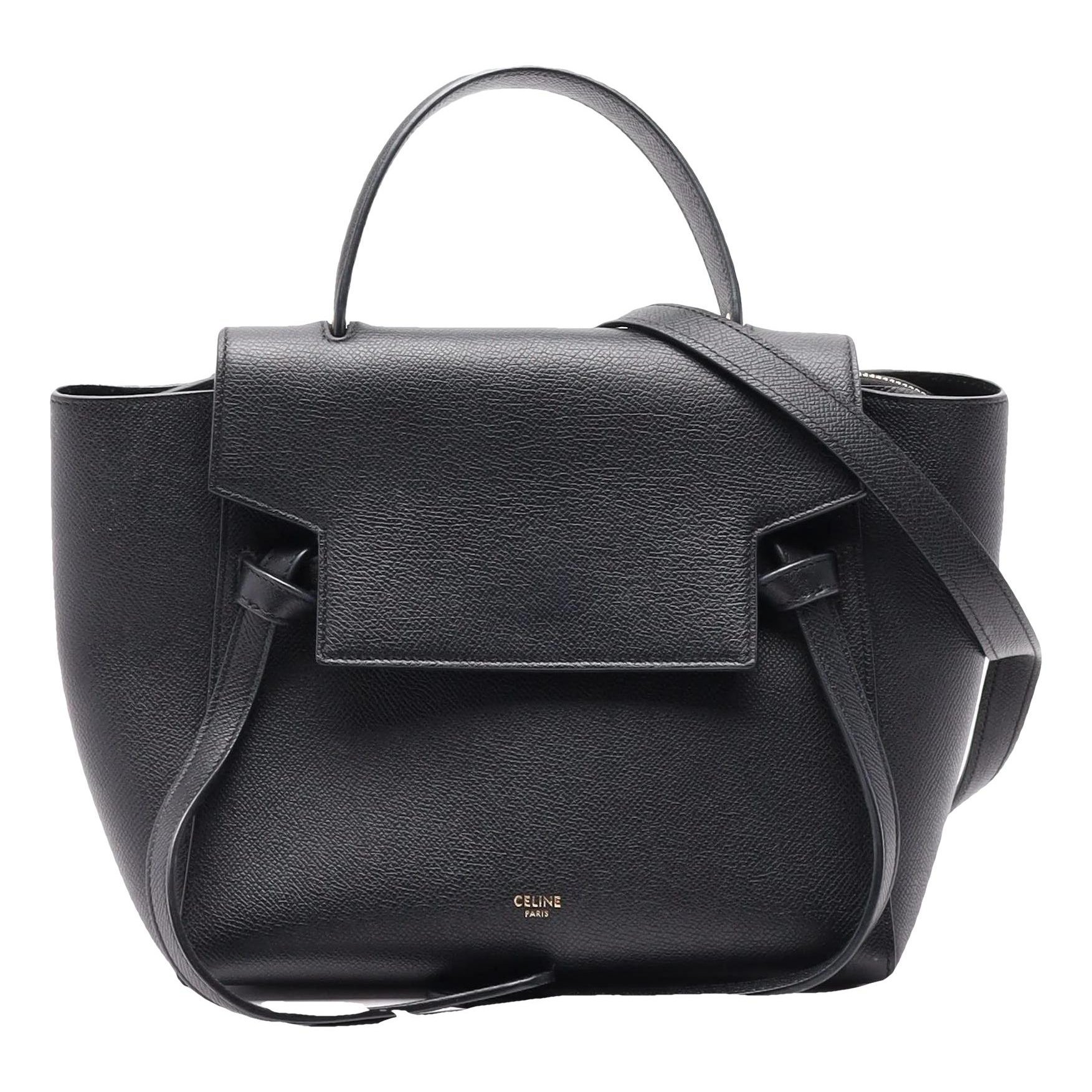 Belt leather handbag