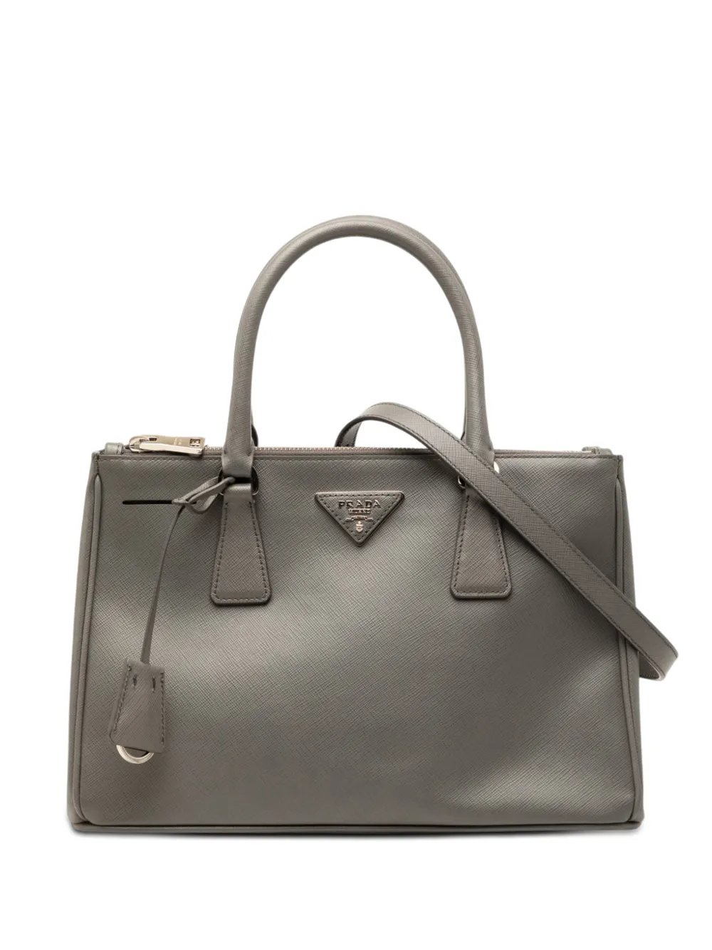 2010-2026 Medium Saffiano Lux Galleria Double Zip satchel