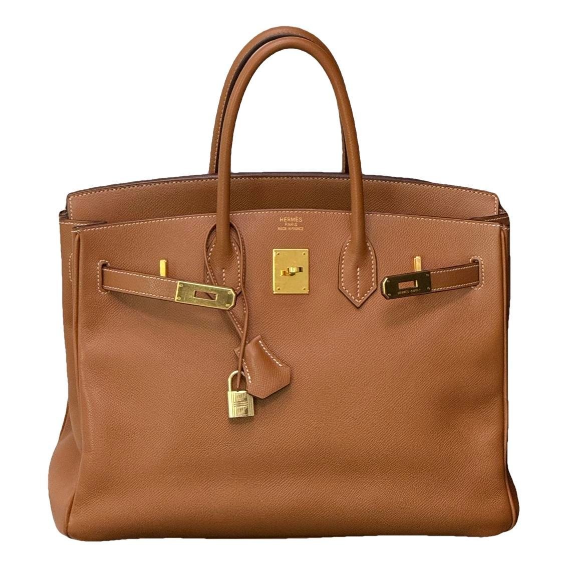 Birkin 35 leather handbag