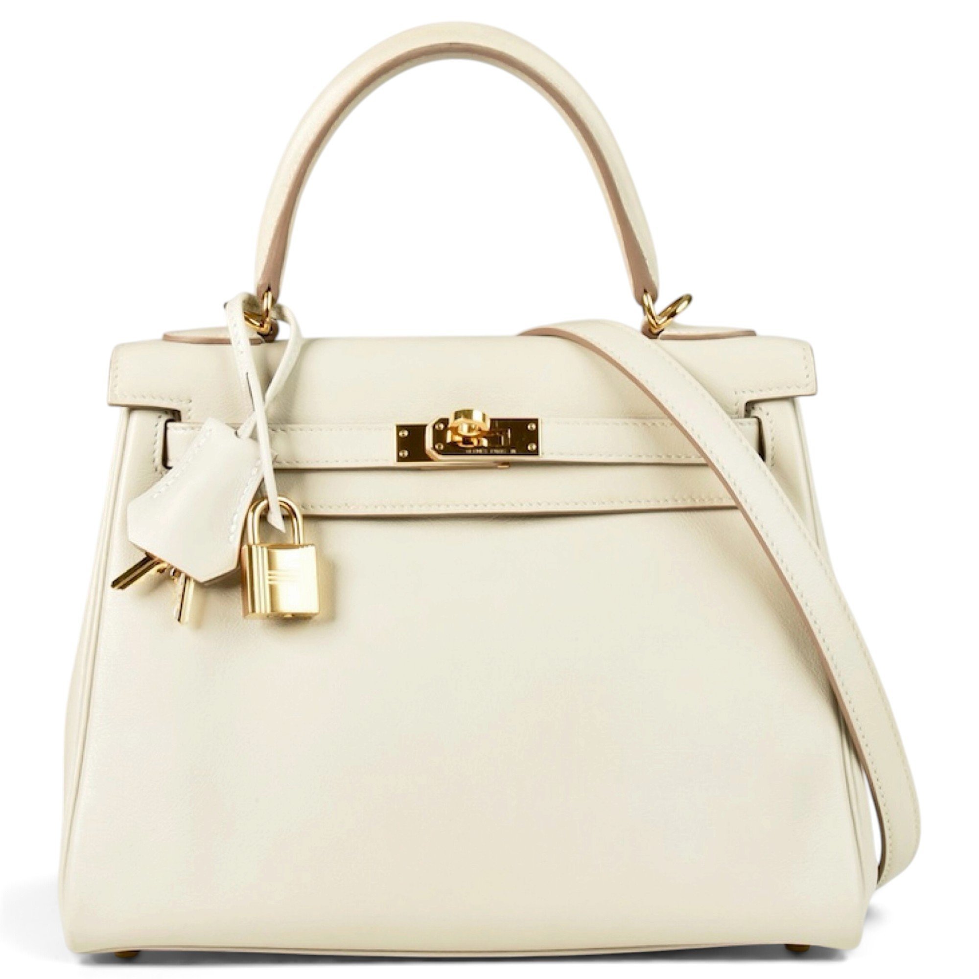 Kelly 25 leather handbag