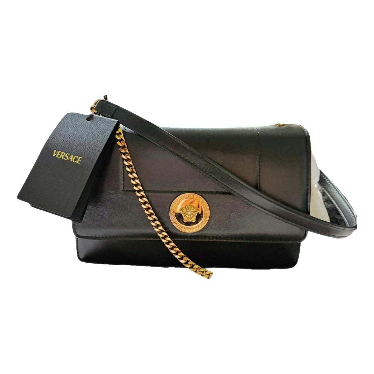La Medusa leather handbag