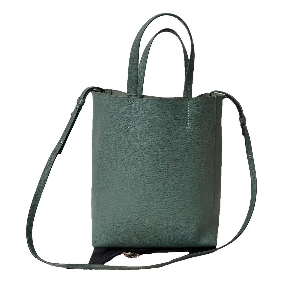 Cabas leather handbag