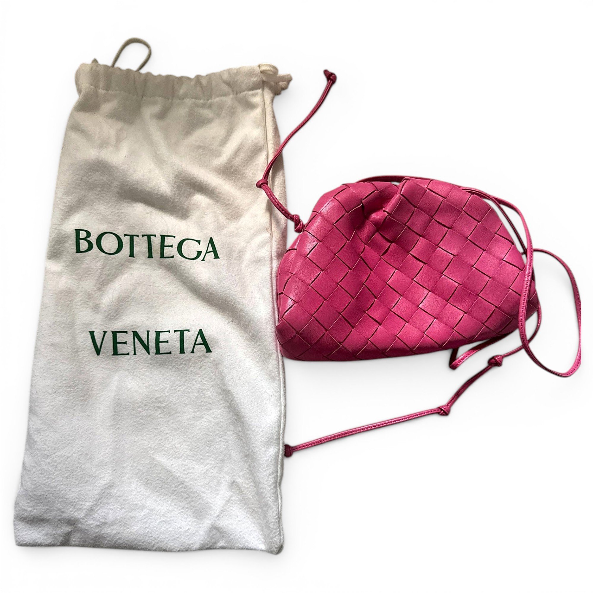 Pouch leather handbag
