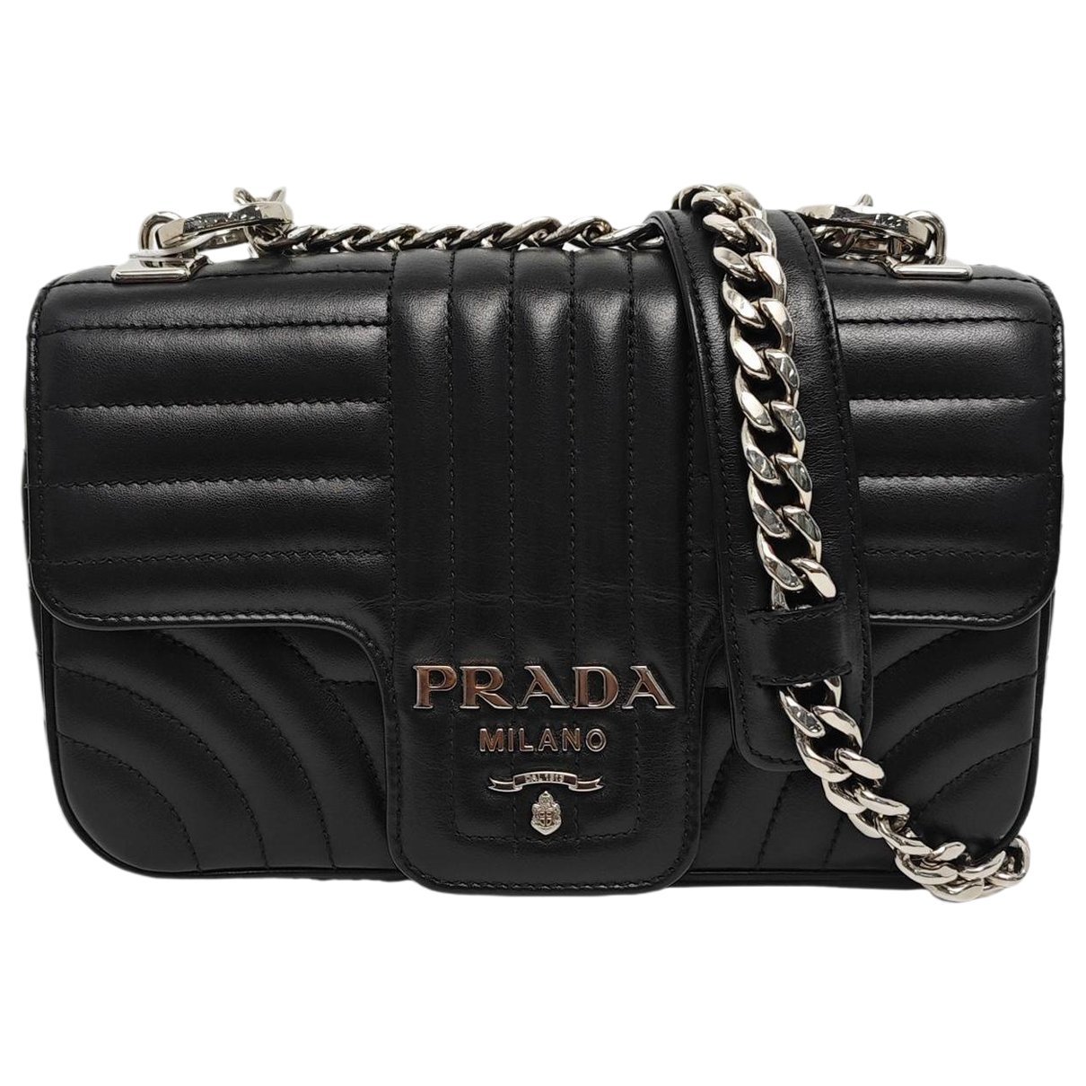 Diagramme leather crossbody bag