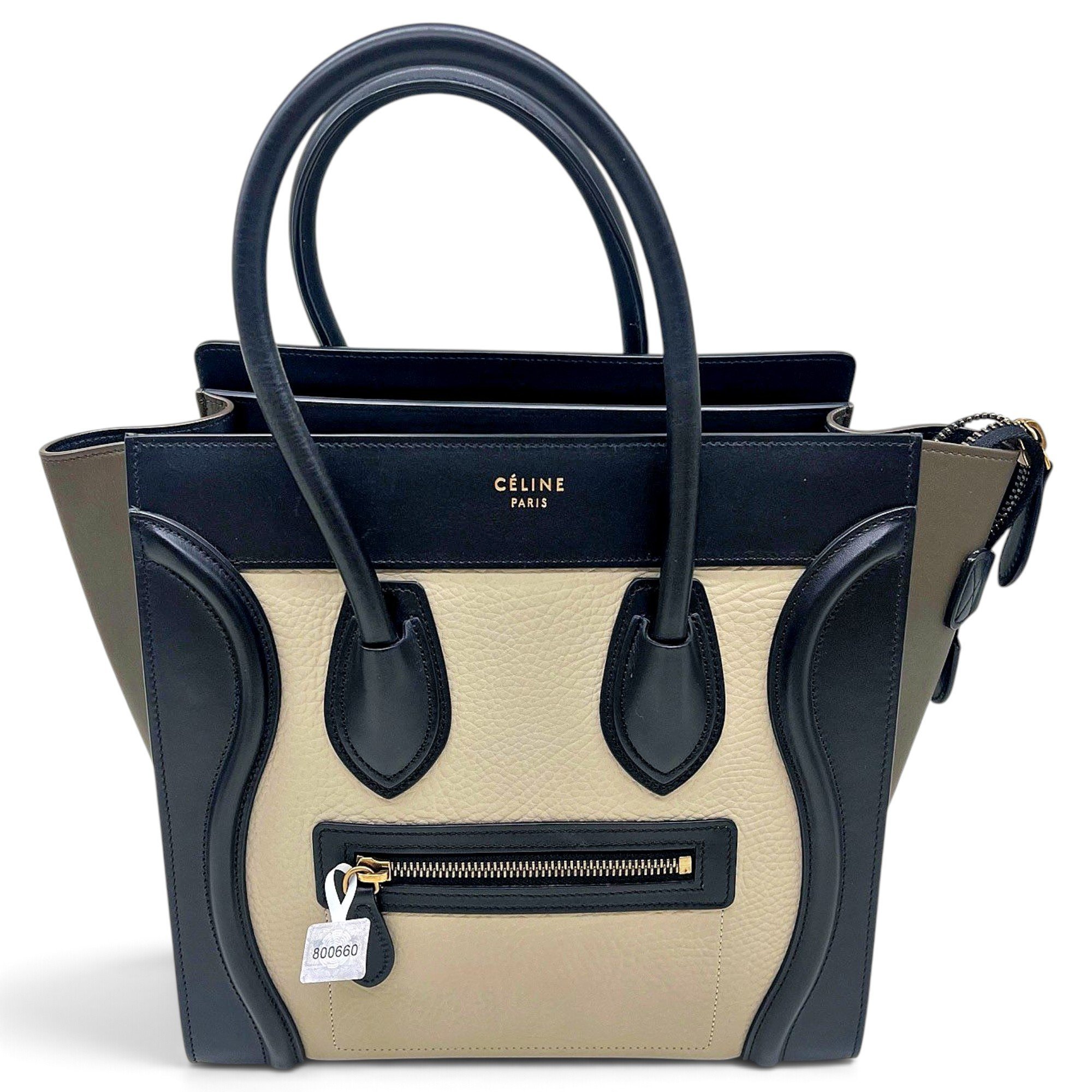 Luggage leather handbag