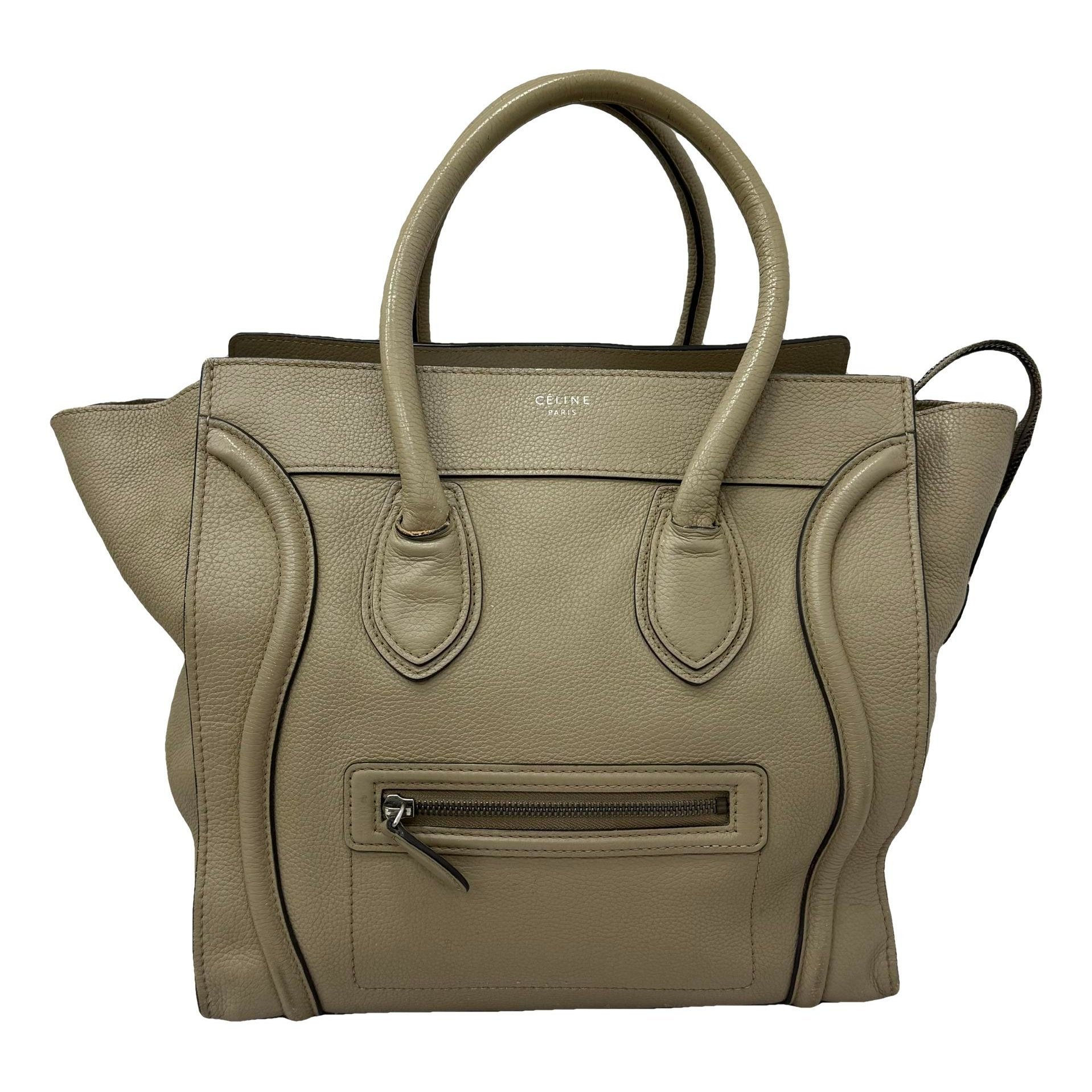 Luggage leather handbag