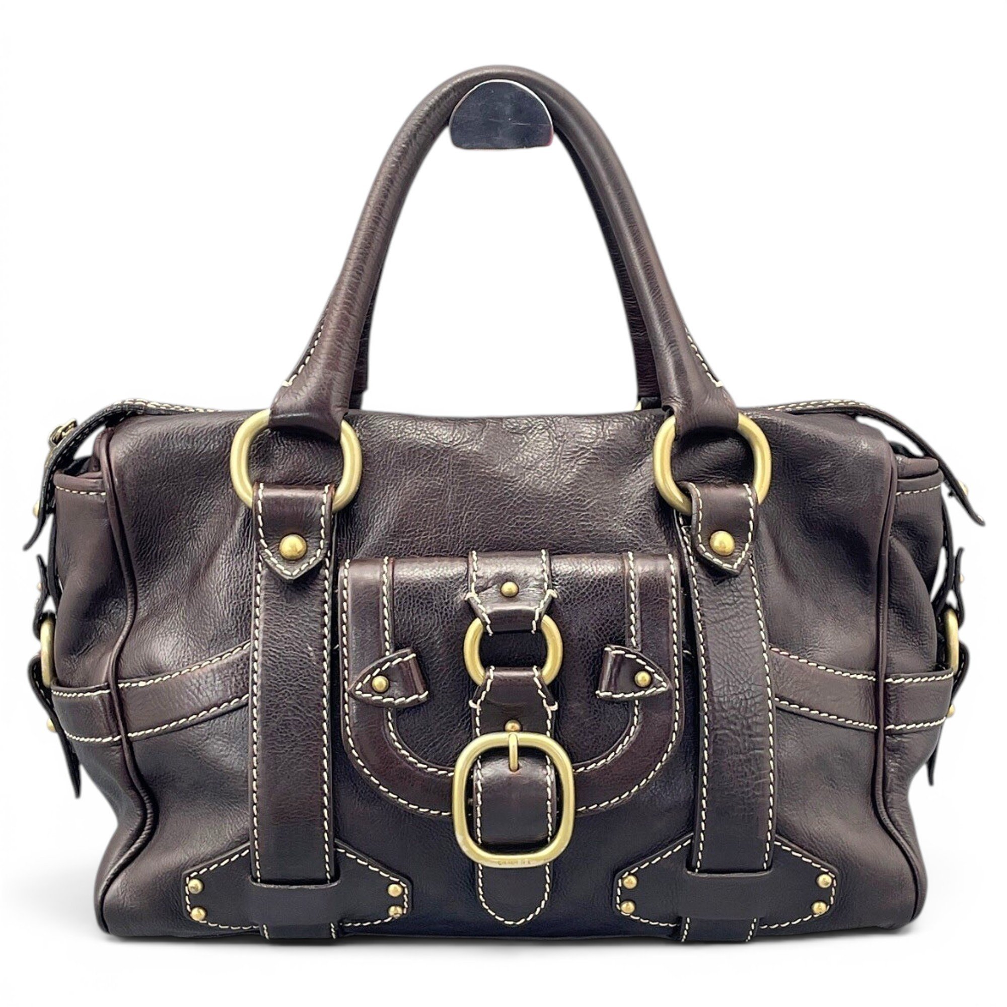 Leather handbag