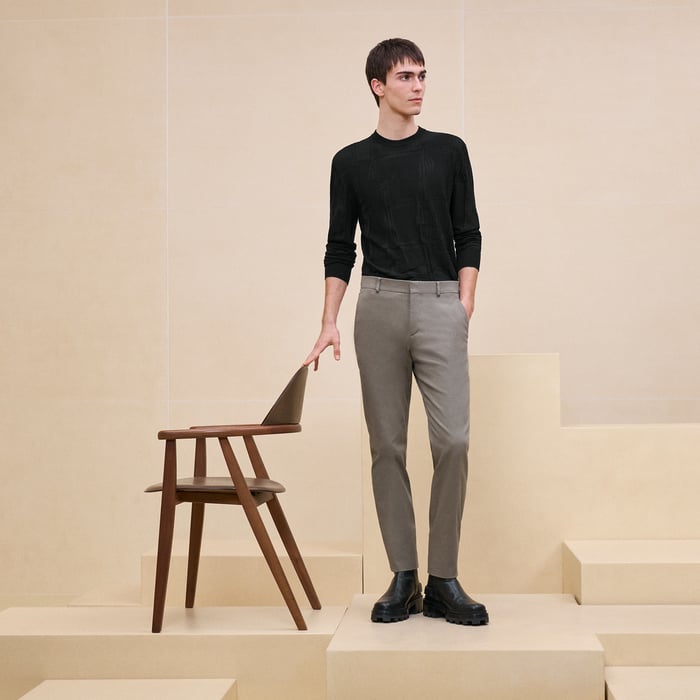 Tourbe Pantalones Saint Germain Con Aplique