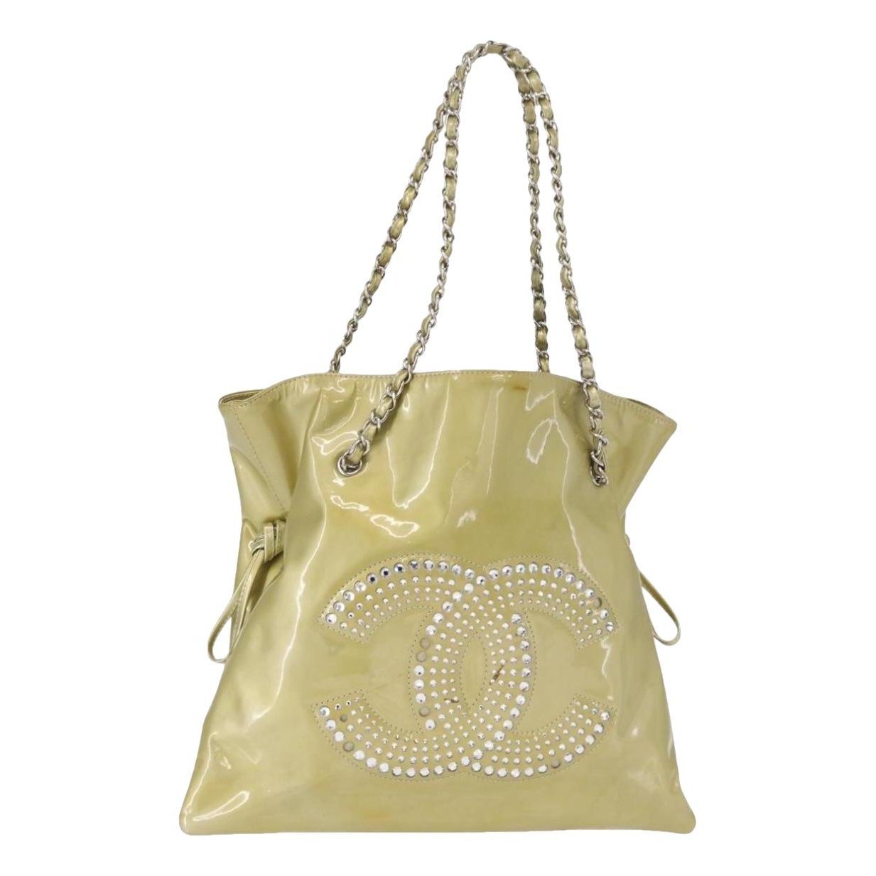 Patent leather handbag