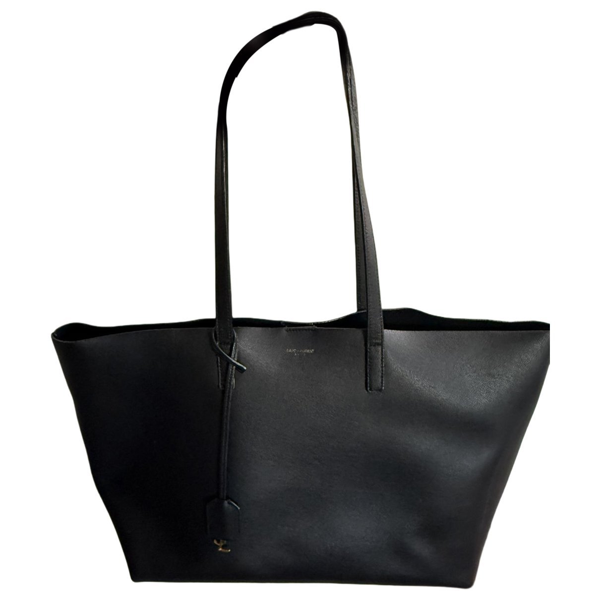 Shopping leather handbag
