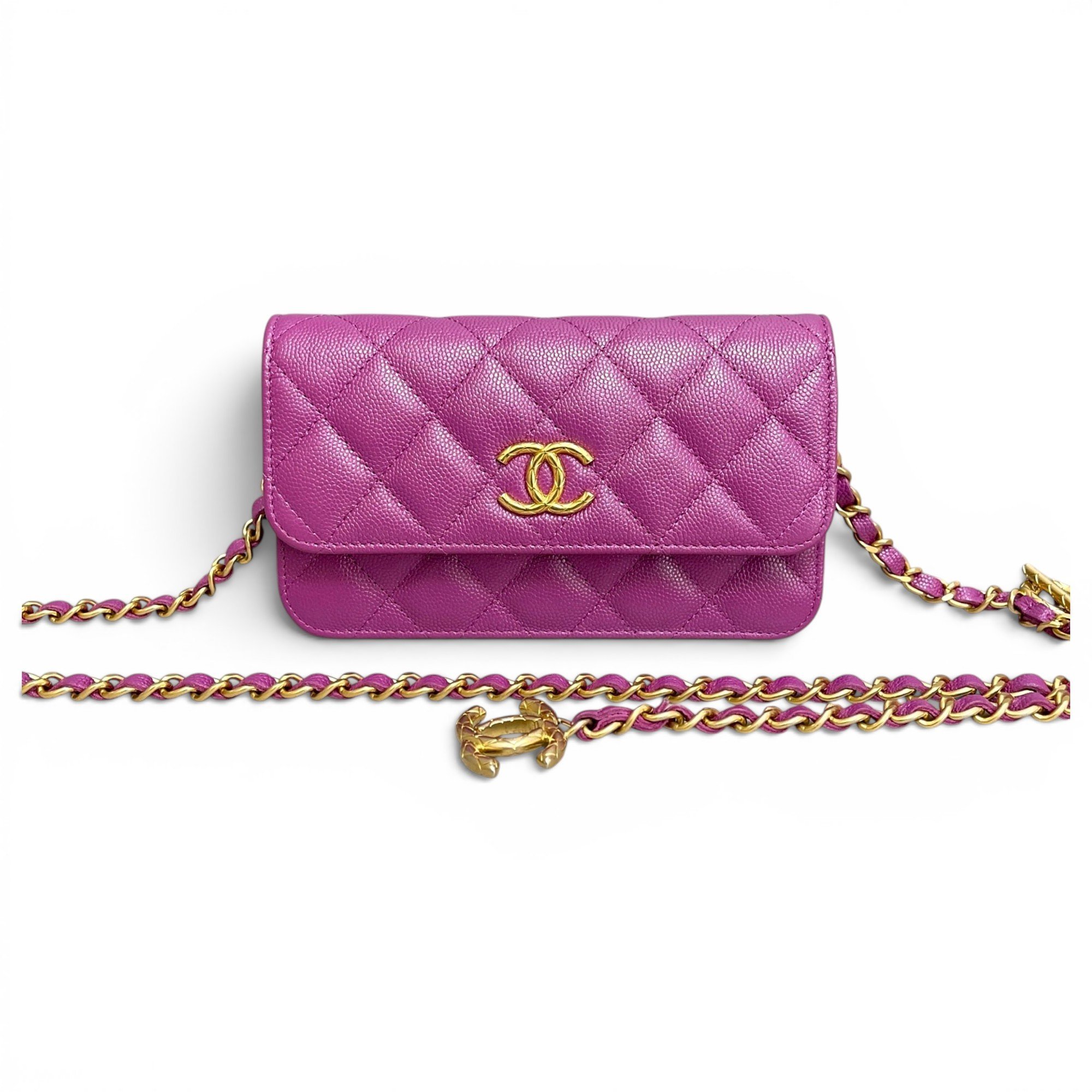 Wallet On Chain Timeless/Classique leather crossbody bag