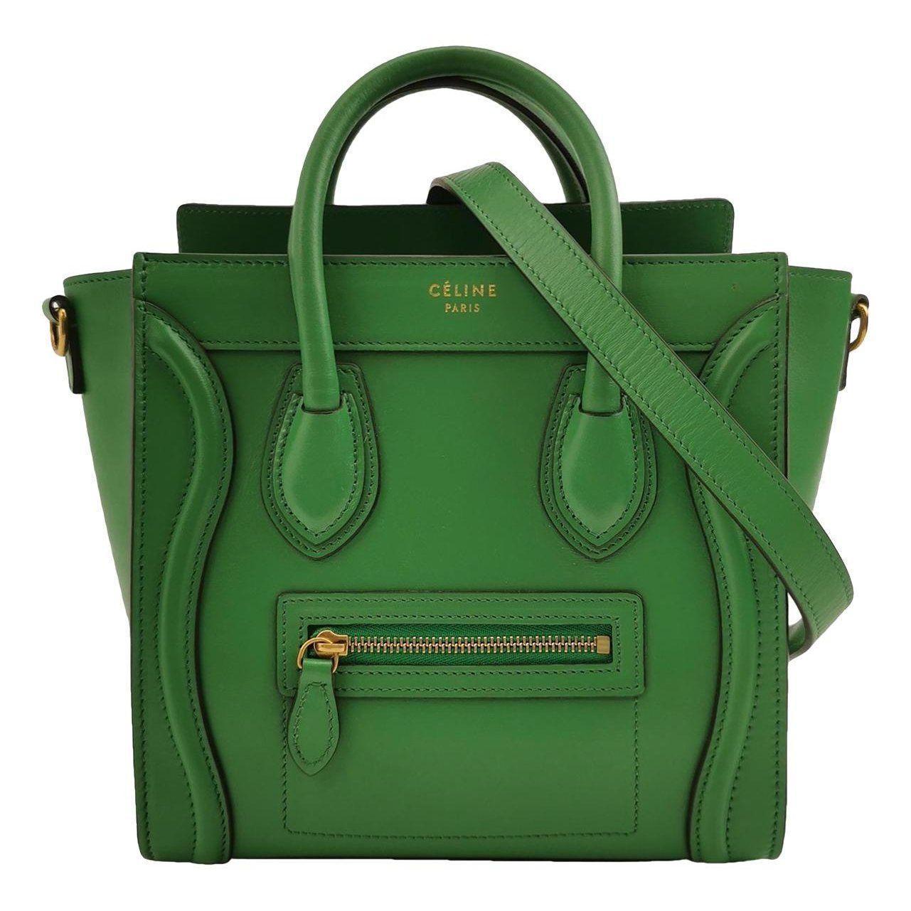 Luggage leather handbag