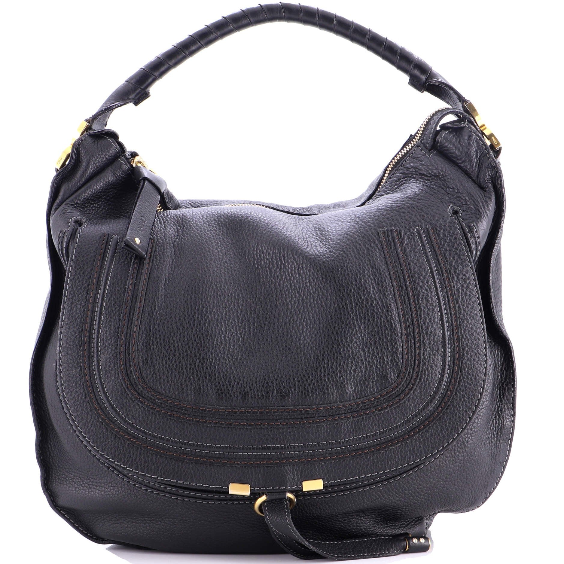 Chloe Marcie Hobo Leather Large