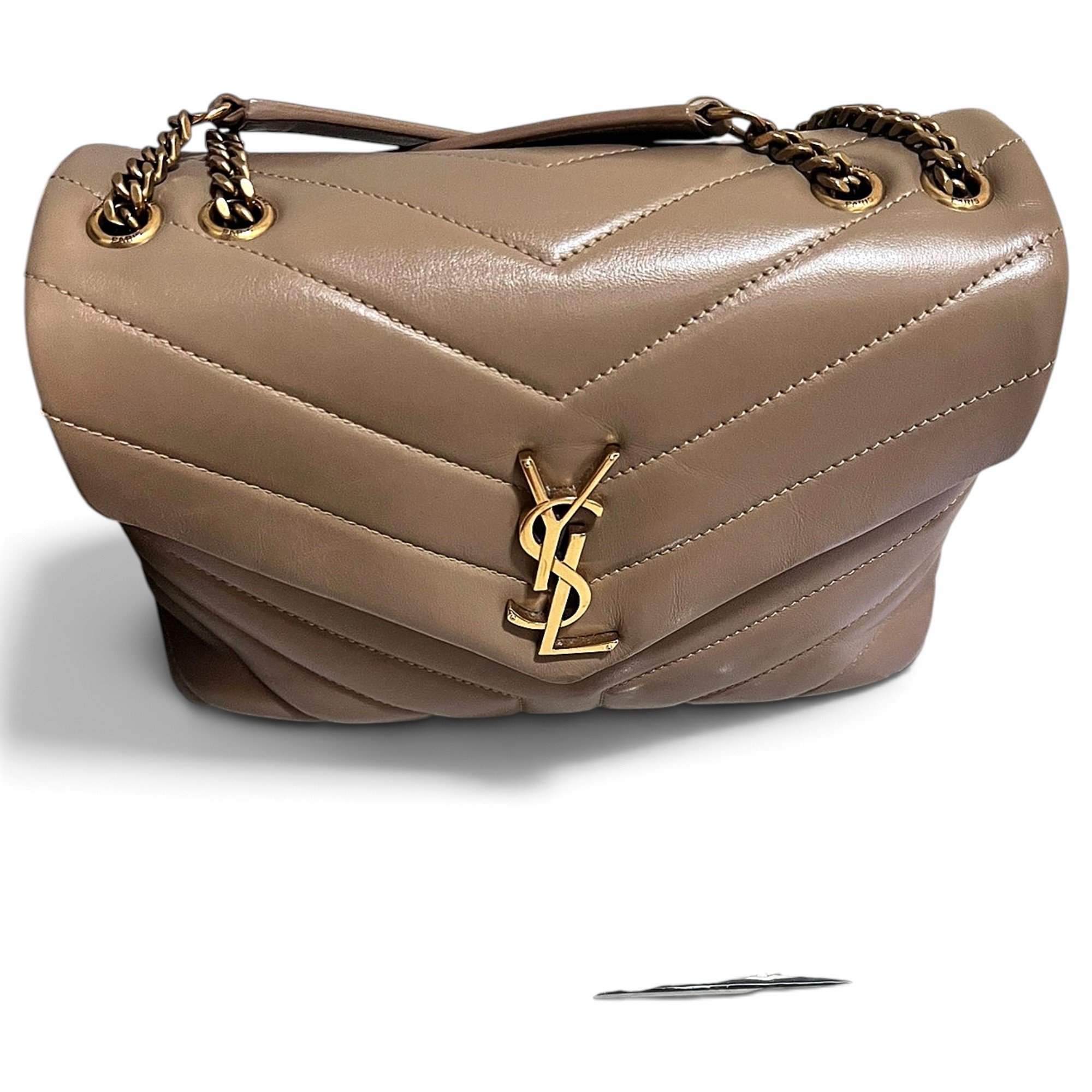 Loulou leather crossbody bag