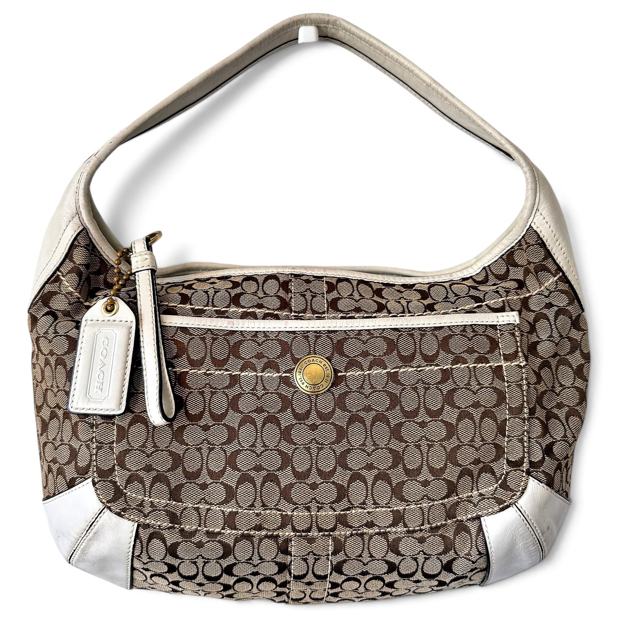 Coach Signature Sufflette leather handbag
