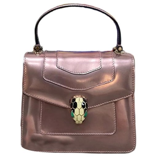 Serpenti leather handbag