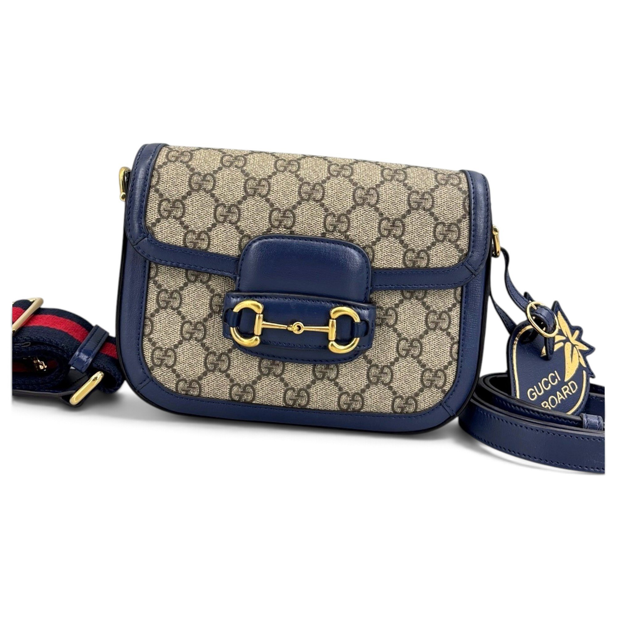 Horsebit 1955 Flap leather handbag