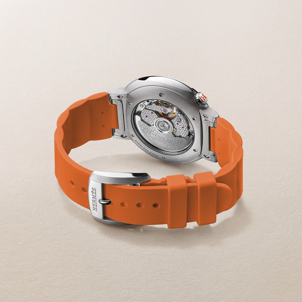 Sans Coloris Hermès Cut Watch, Large Model, 36 mm