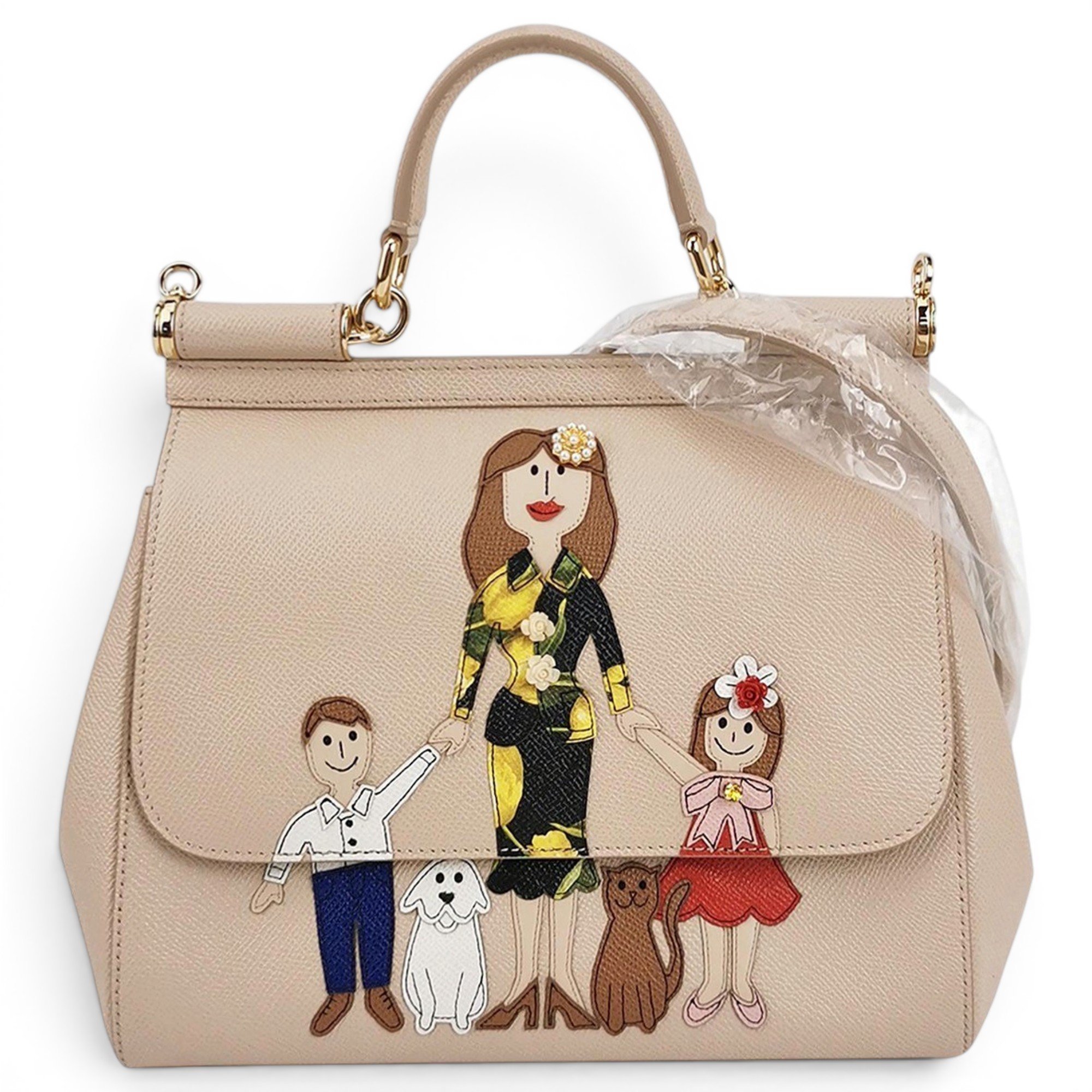 Dolce & Gabbana Sicily leather handbag