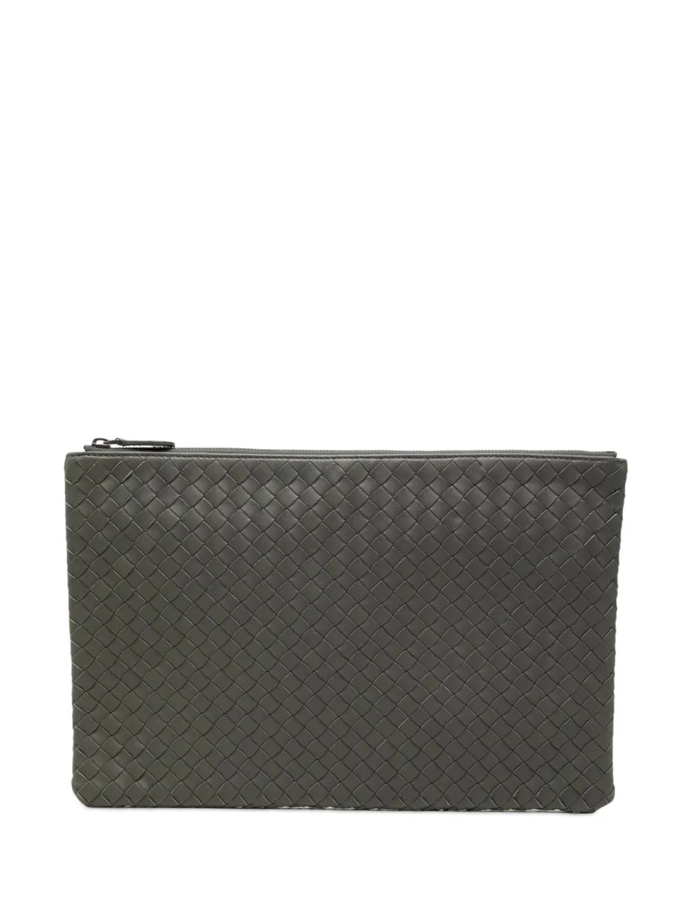 2012-2026 Nappa Intrecciato Zip clutch bag