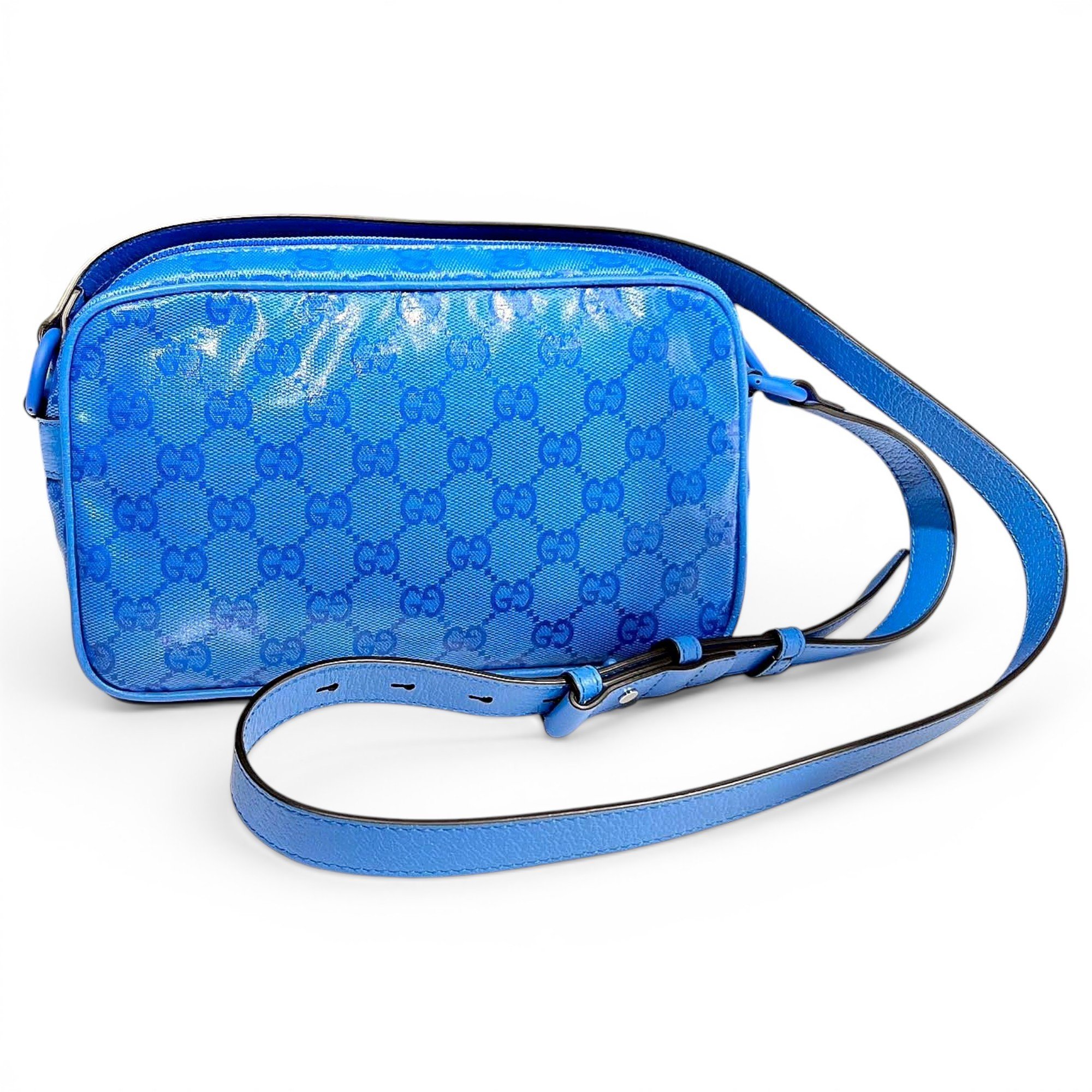 Vinyl crossbody bag