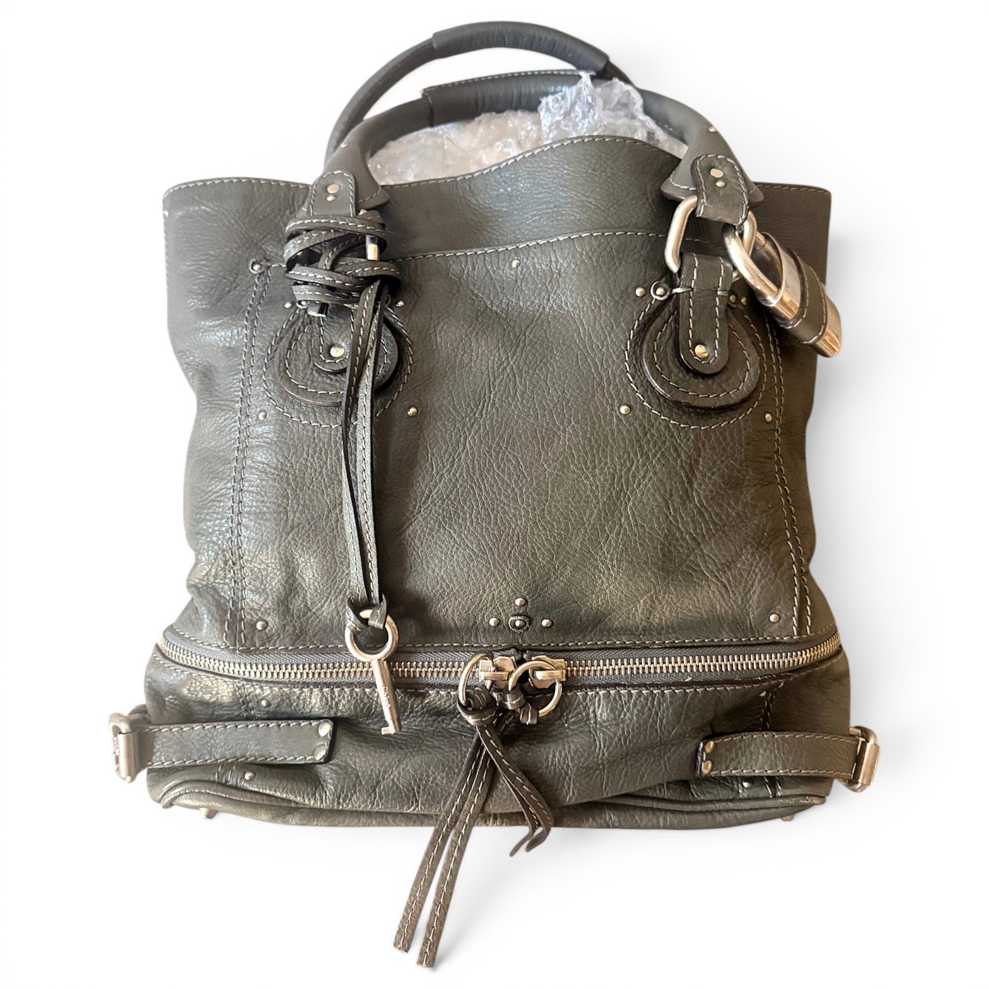 Paddington, Zip leather tote