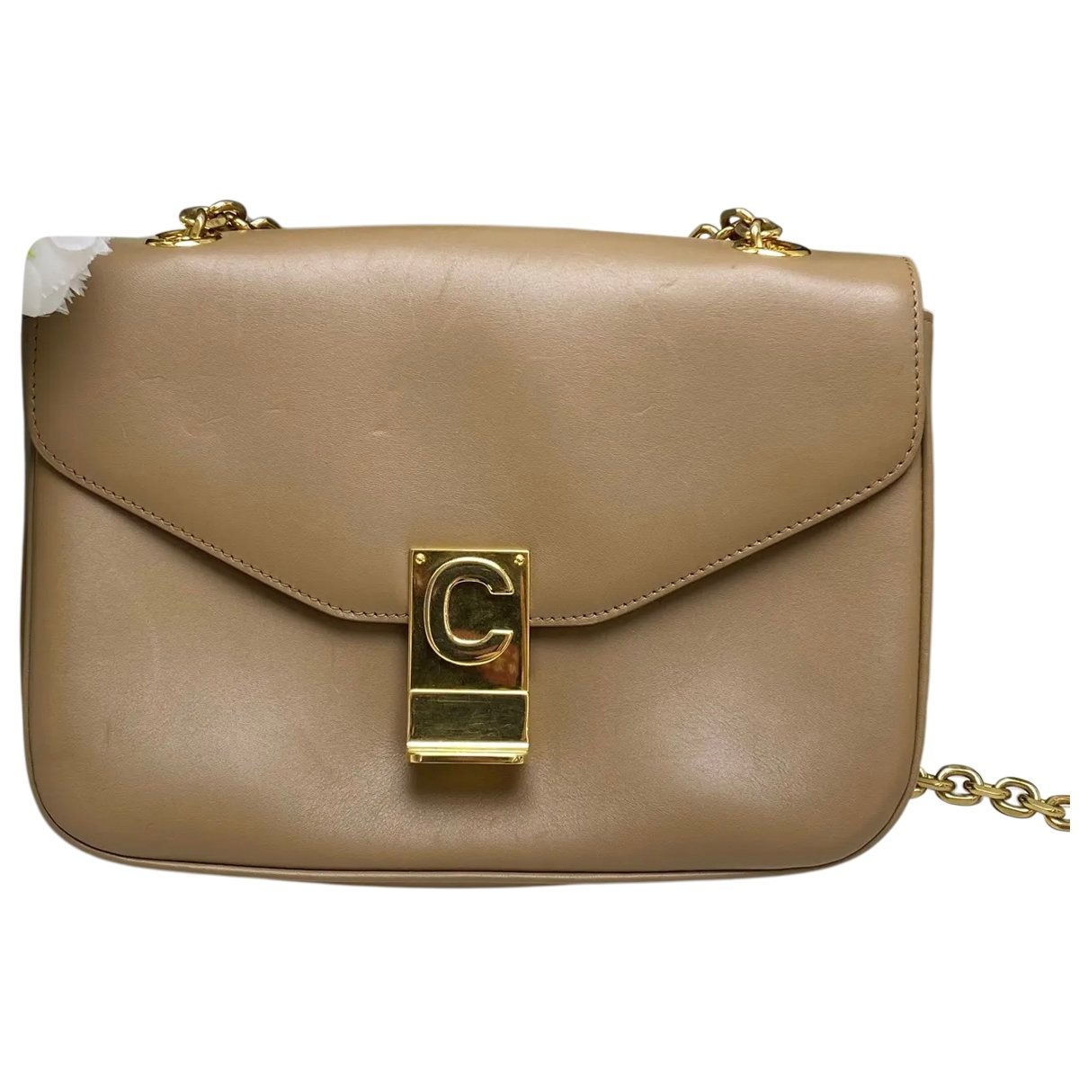 C bag leather handbag
