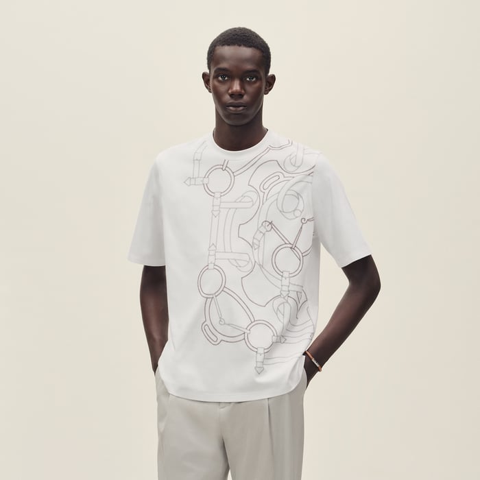 Blanc "Eperon d'Or" T-shirt