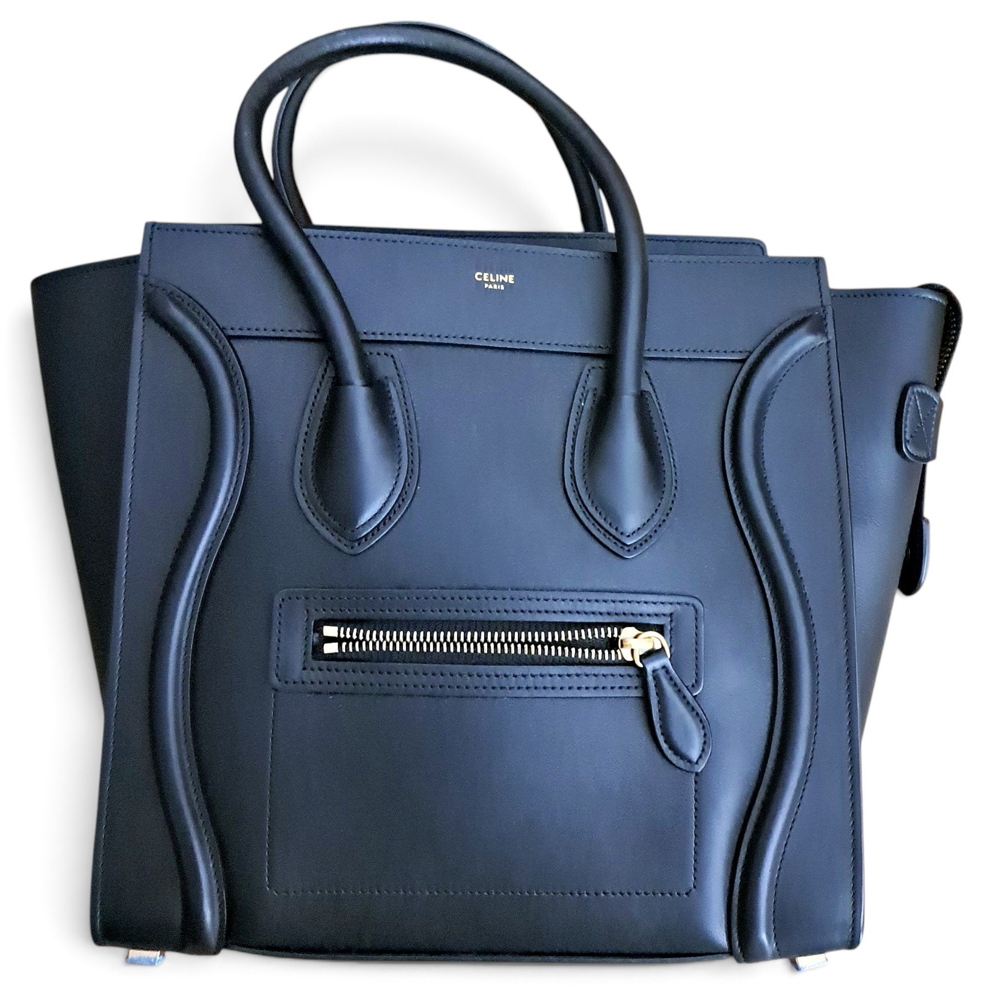 Luggage leather handbag