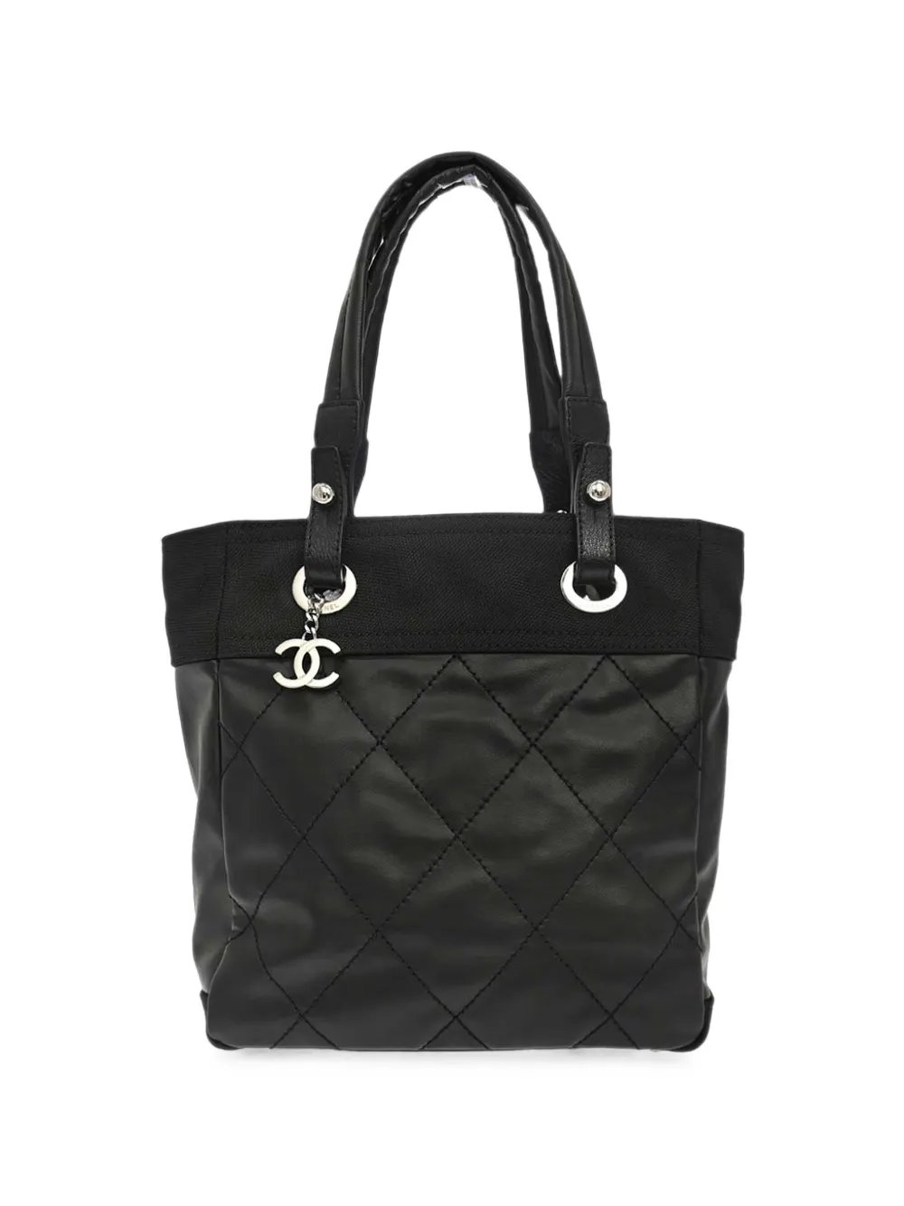 2006-2008 PM Paris-Biarritz diamond-quilted tote bag