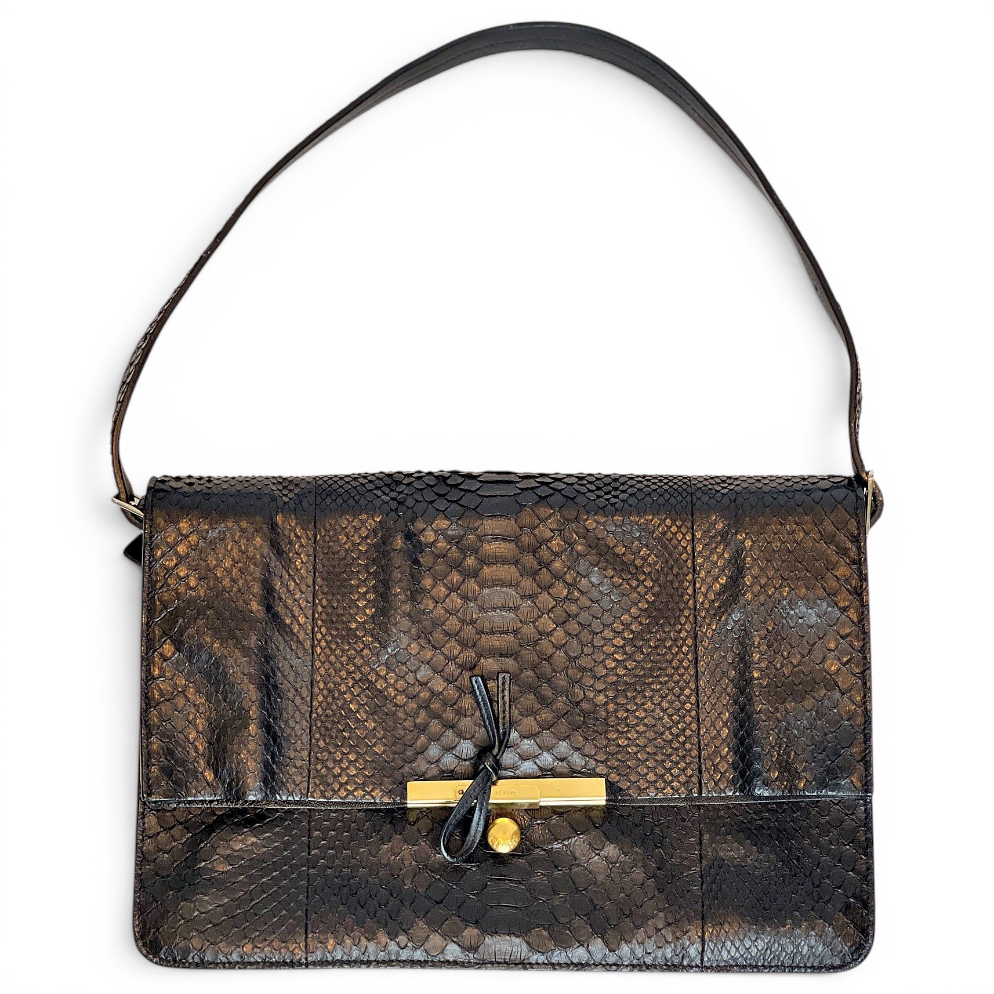 Blade leather handbag