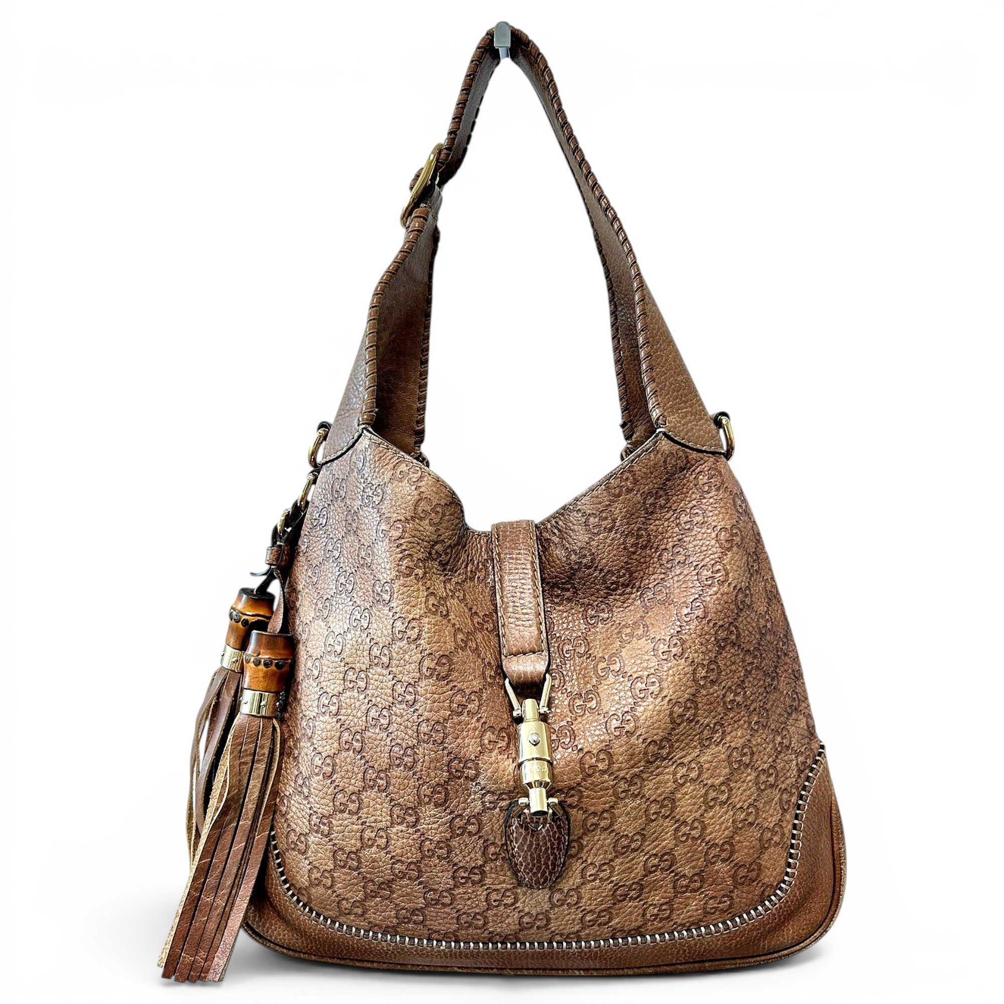 Leather handbag