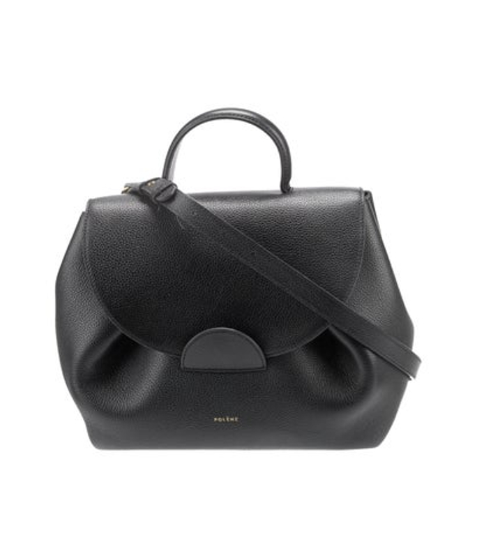Polene Leather Top Handle Bag