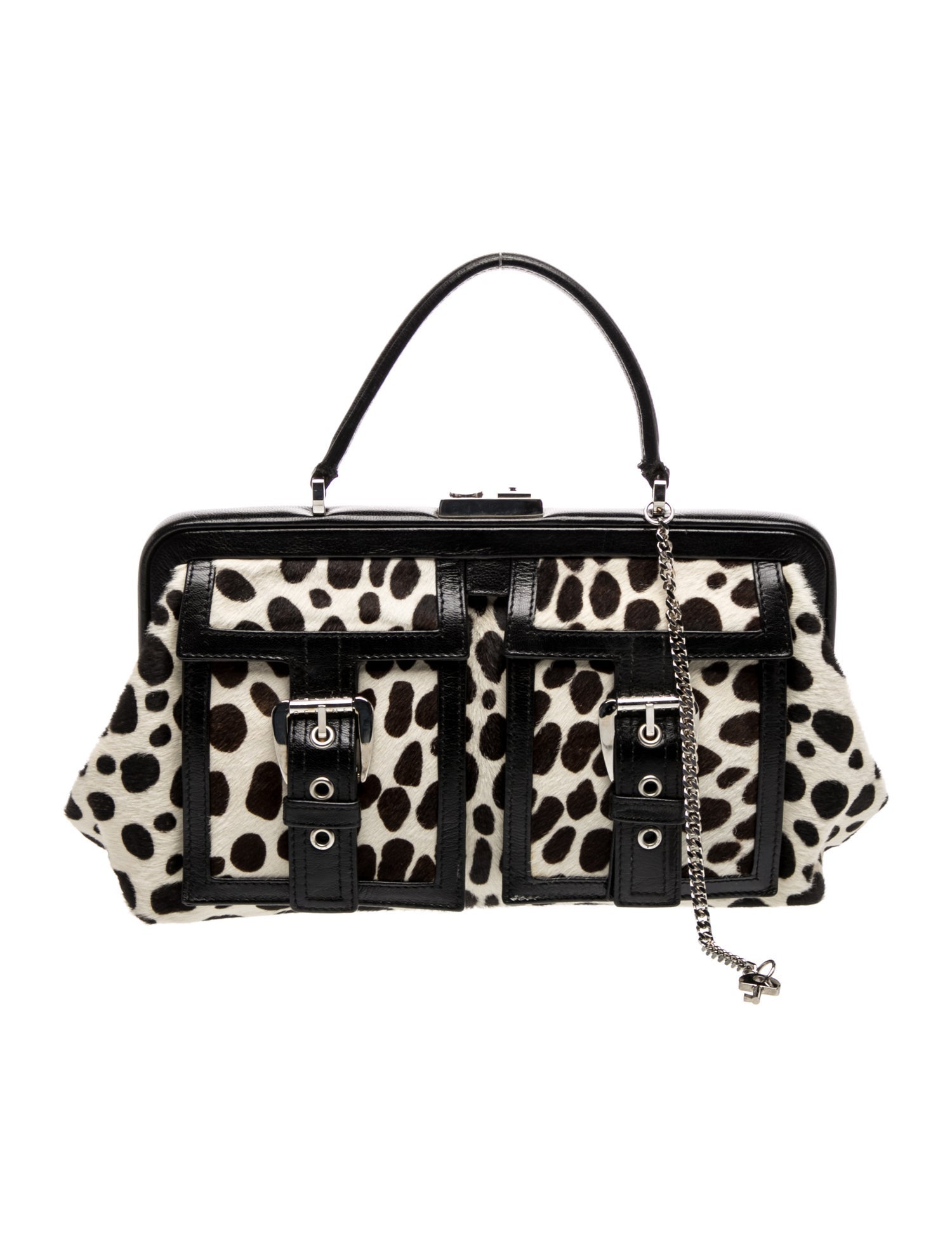 Ponyhair Vintage Dalmatian Bag Small