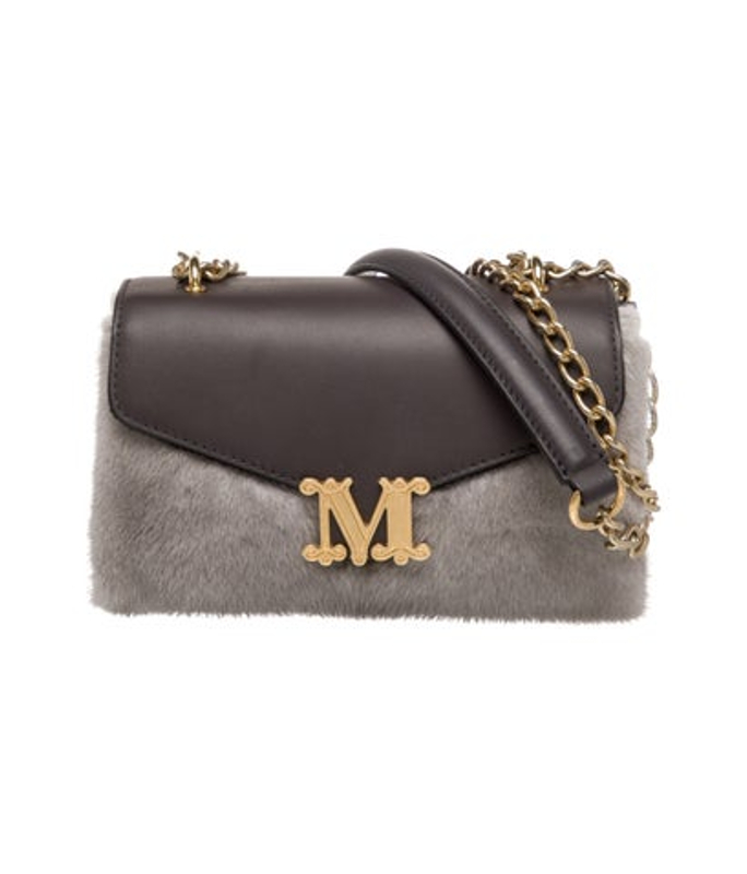 Max Mara Mara Fur Evening Bag