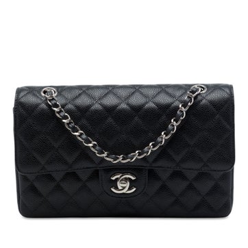 Calf Leather Medium Classic Caviar Double Flap
