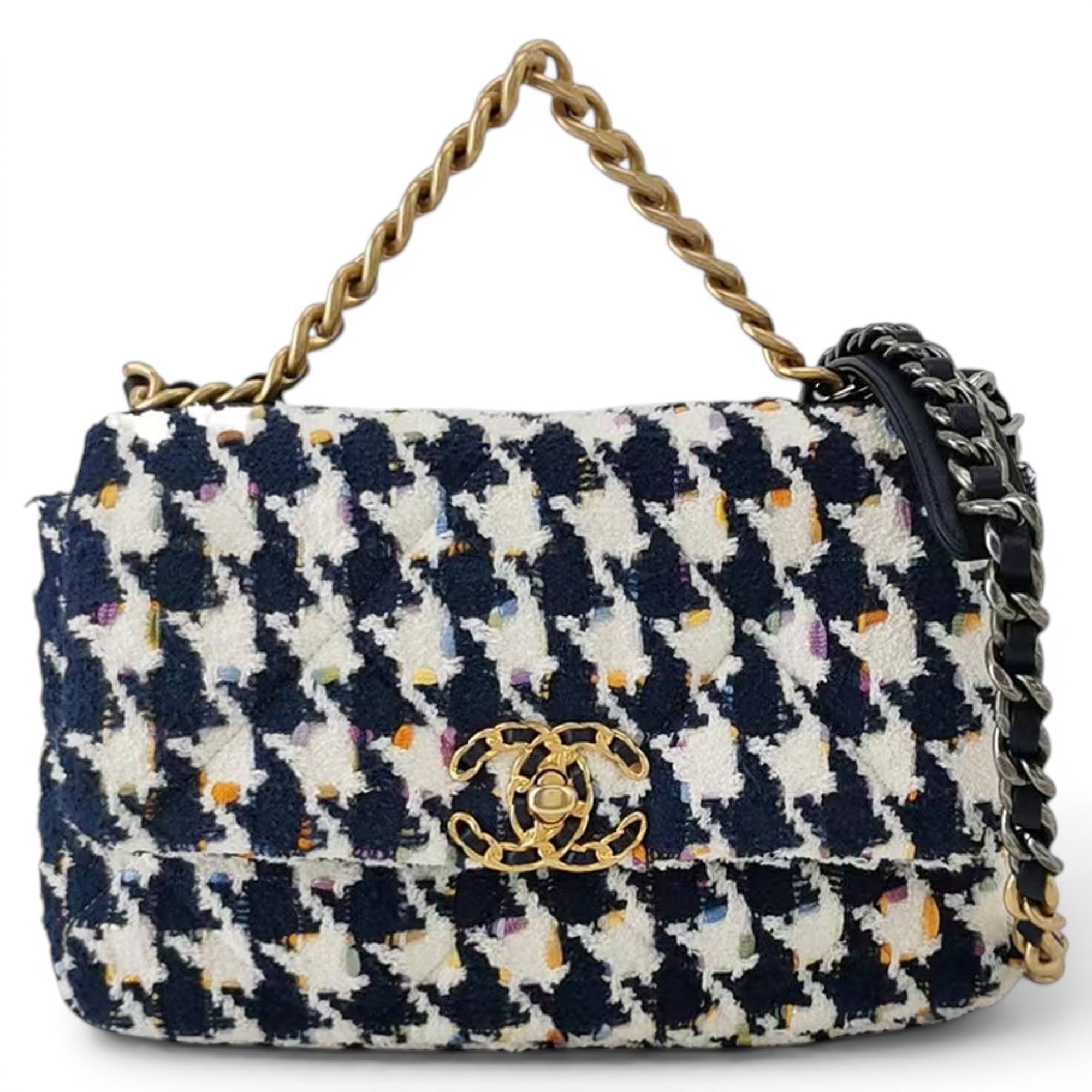 Chanel 19 tweed handbag