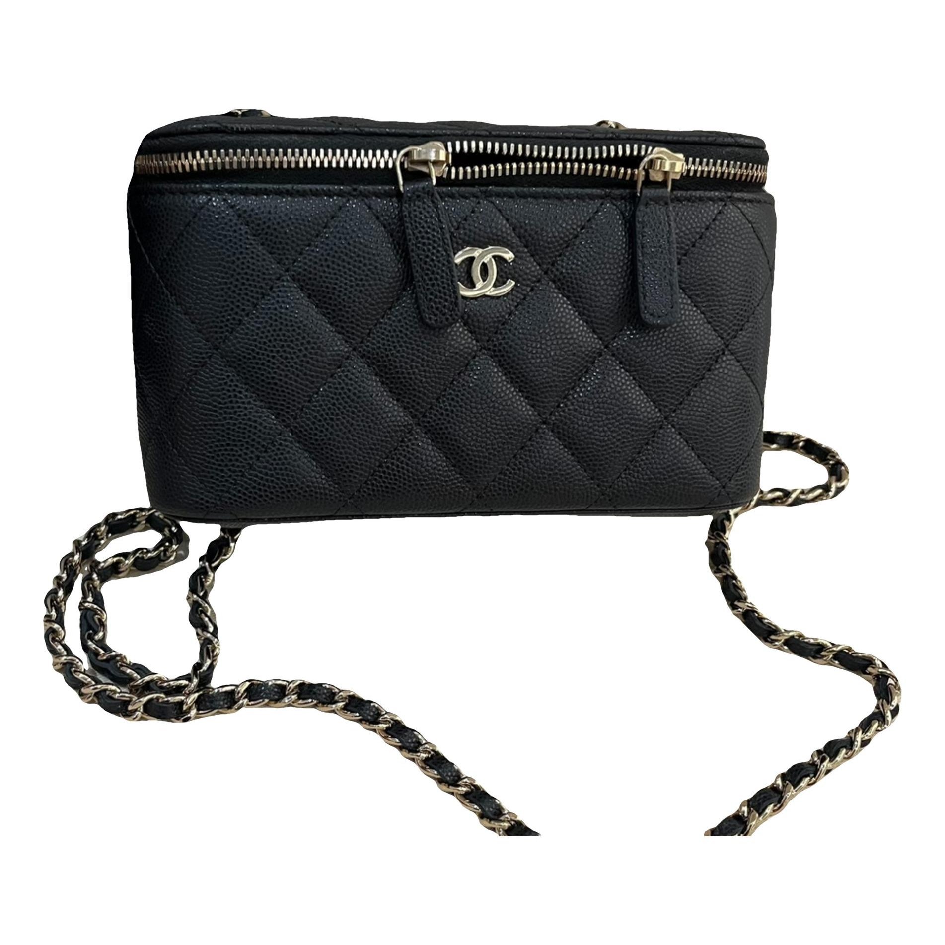 Trendy CC Vanity leather handbag