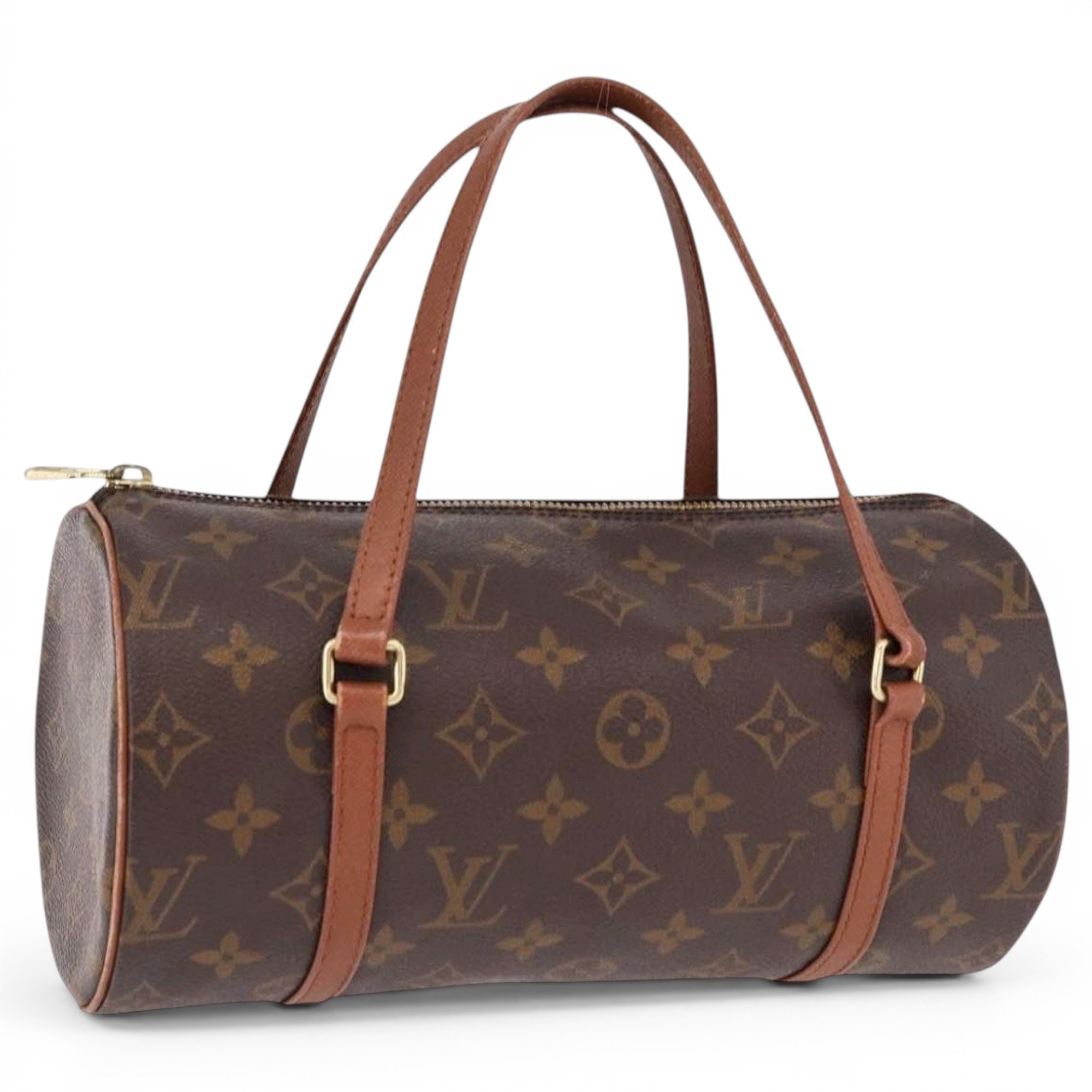 Papillon leather bowling bag