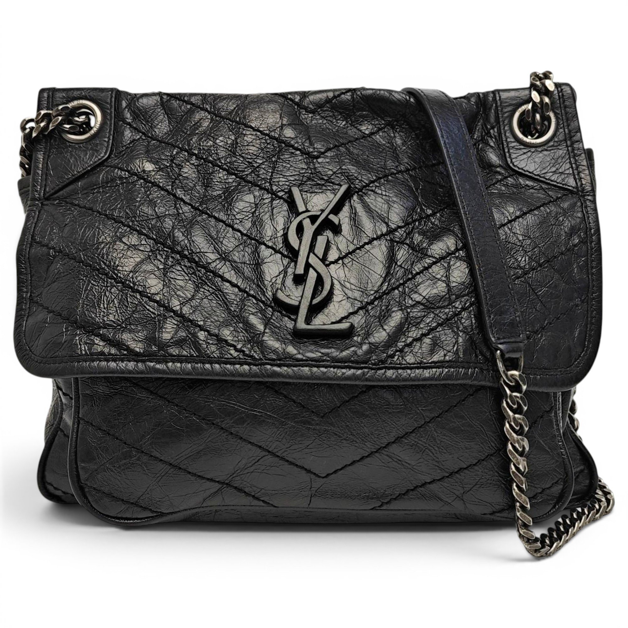 Niki leather crossbody bag
