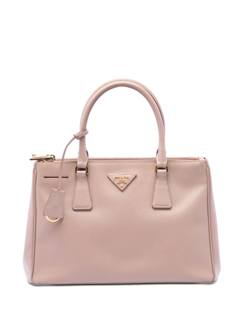 2013-2026 Small Saffiano Lux Galleria Double Zip satchel