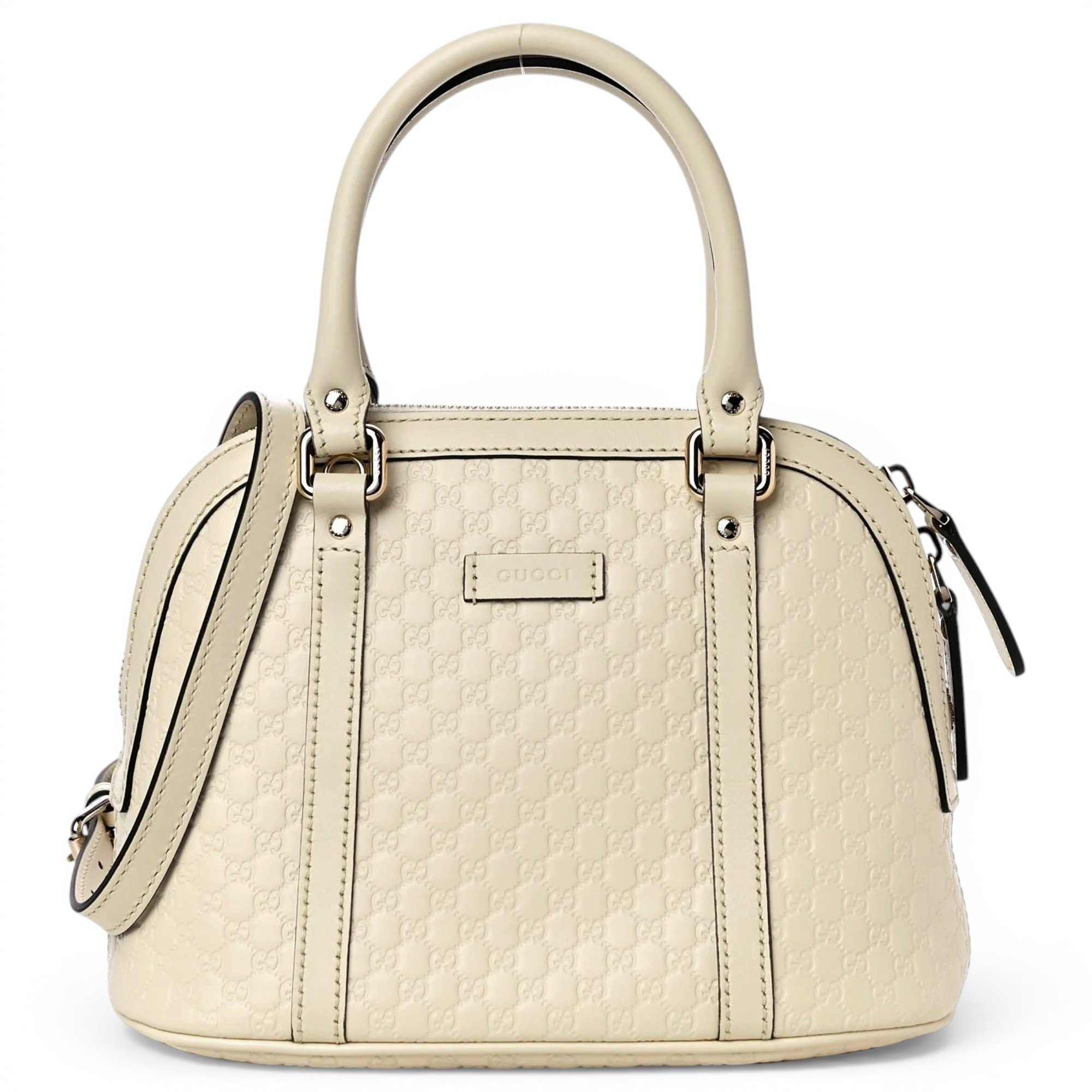 Dôme leather handbag